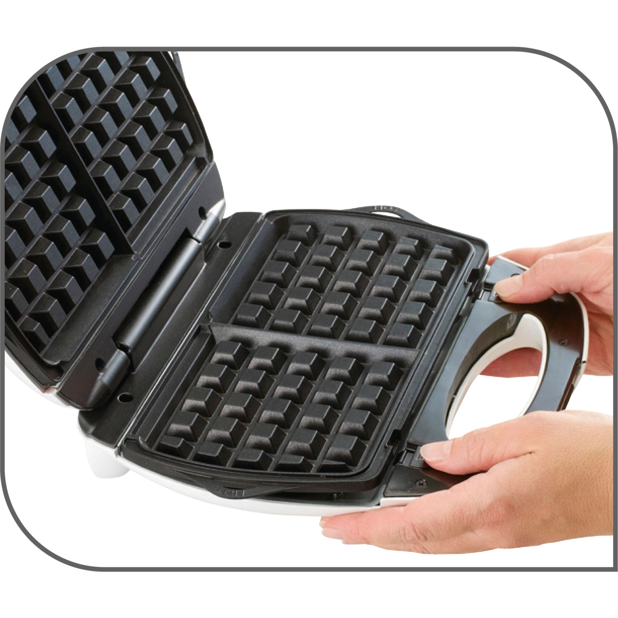 Voir la diapositive 6 : TEFAL Appareil à gaufres 3 en 1 SW614831 - Noir et gris