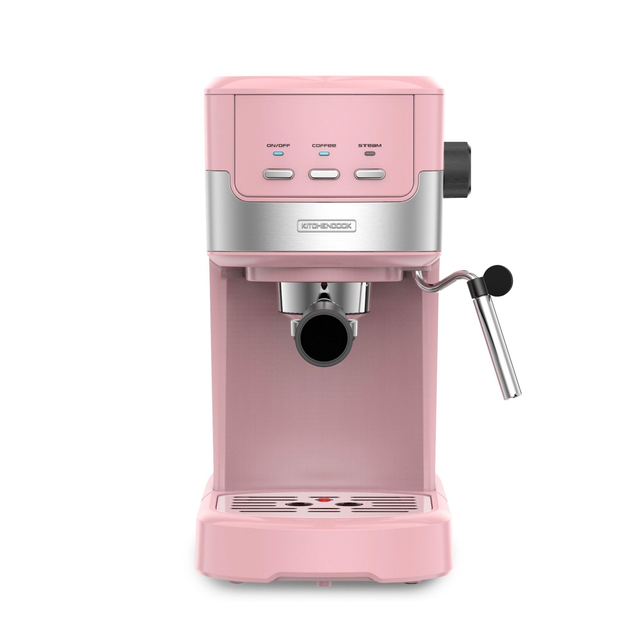 Voir la diapositive 2 : KITCHENCOOK Machine à café expresso COLOR MOST - Rose