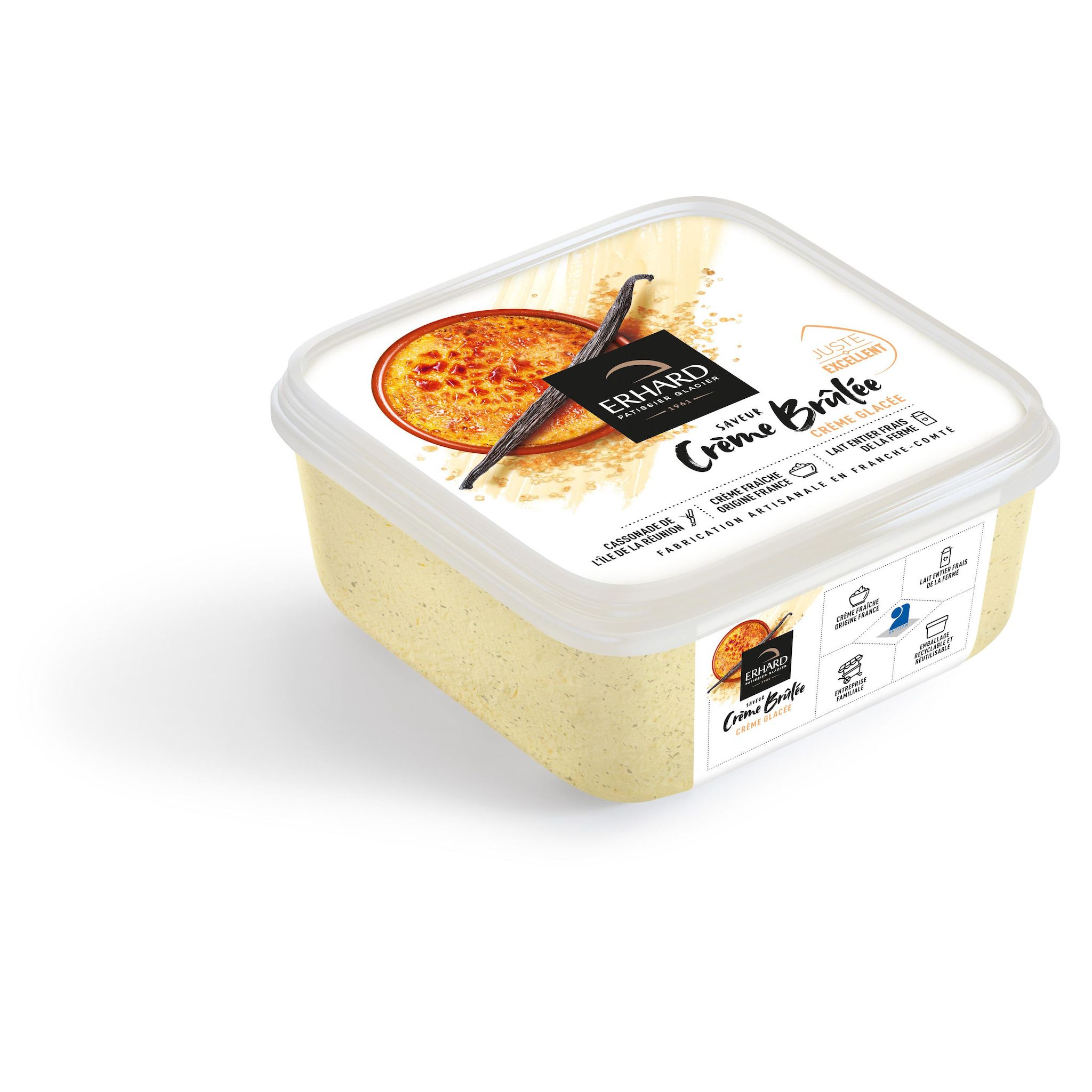 ERHARD Bac crème brulée 450g
