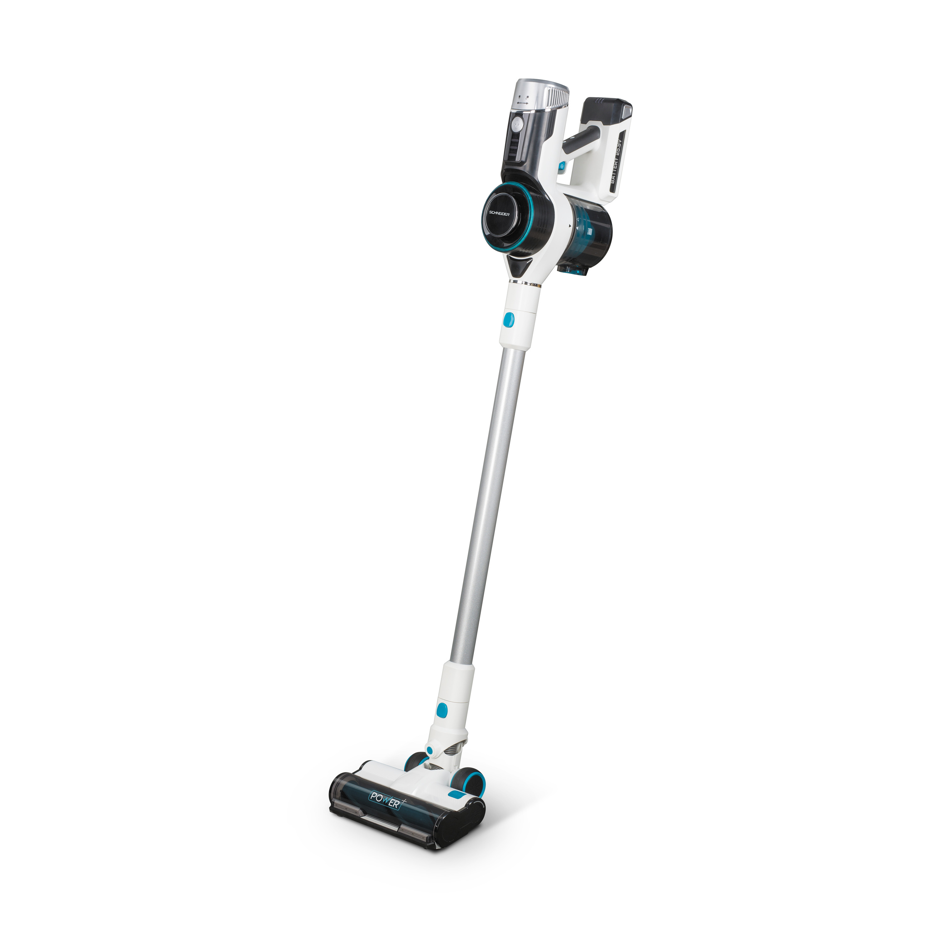 Voir la diapositive 2 : SCHNEIDER Aspirateur balai SCVC2343 - Gris