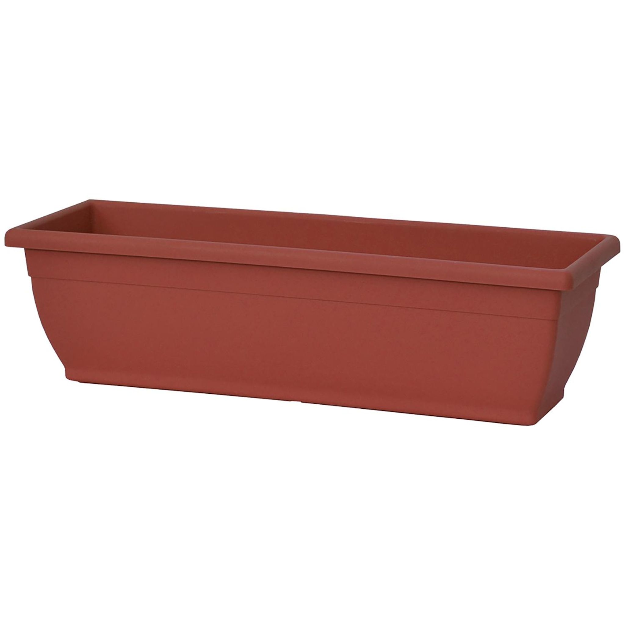 GARDENSTAR Jardinière plastique l60xh20c terre cuite