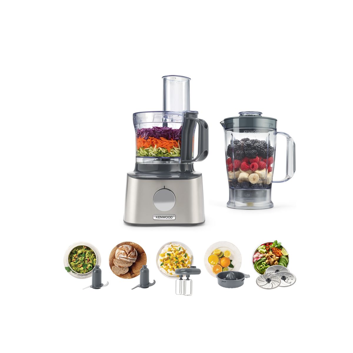 KENWOOD Robot multifonction FDM301SS - Silver