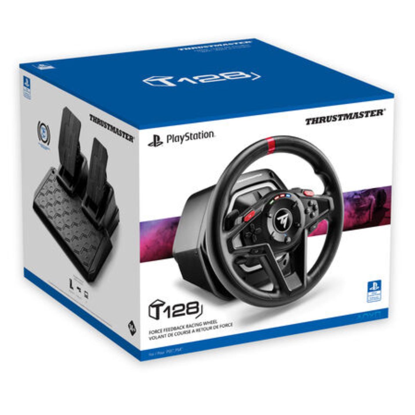 Voir la diapositive 2 : THRUSTMASTER Volant avec Pédalier T128 PS5/PS4/PC