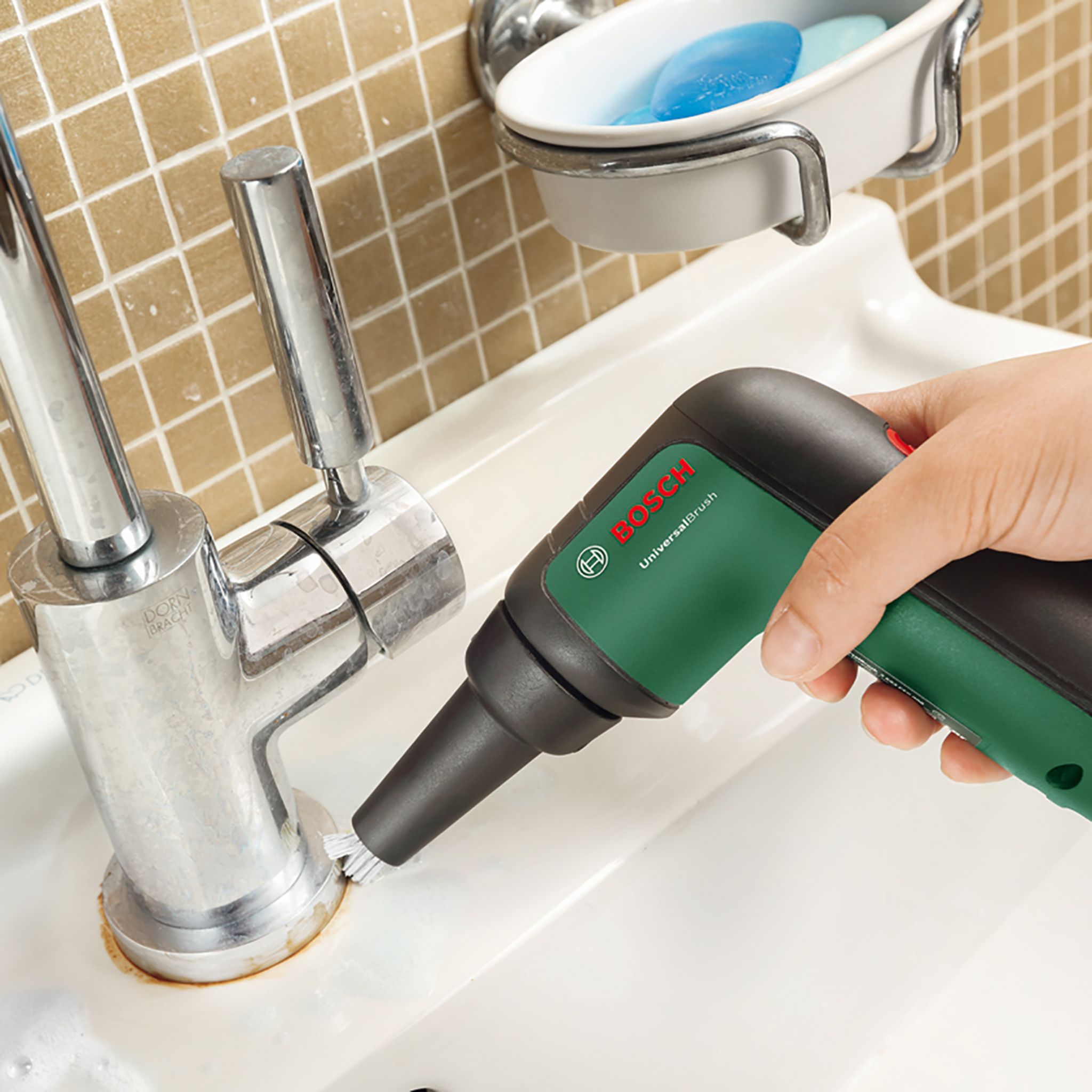 Voir la diapositive 5 : BOSCH Brosse de nettoyage électrique sans fil 06033E0000 - Vert