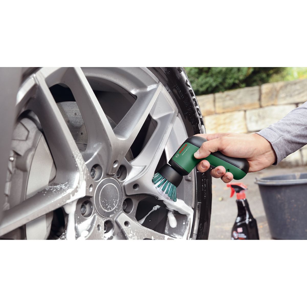 BOSCH Brosse de nettoyage électrique sans fil 06033E0000 - Vert