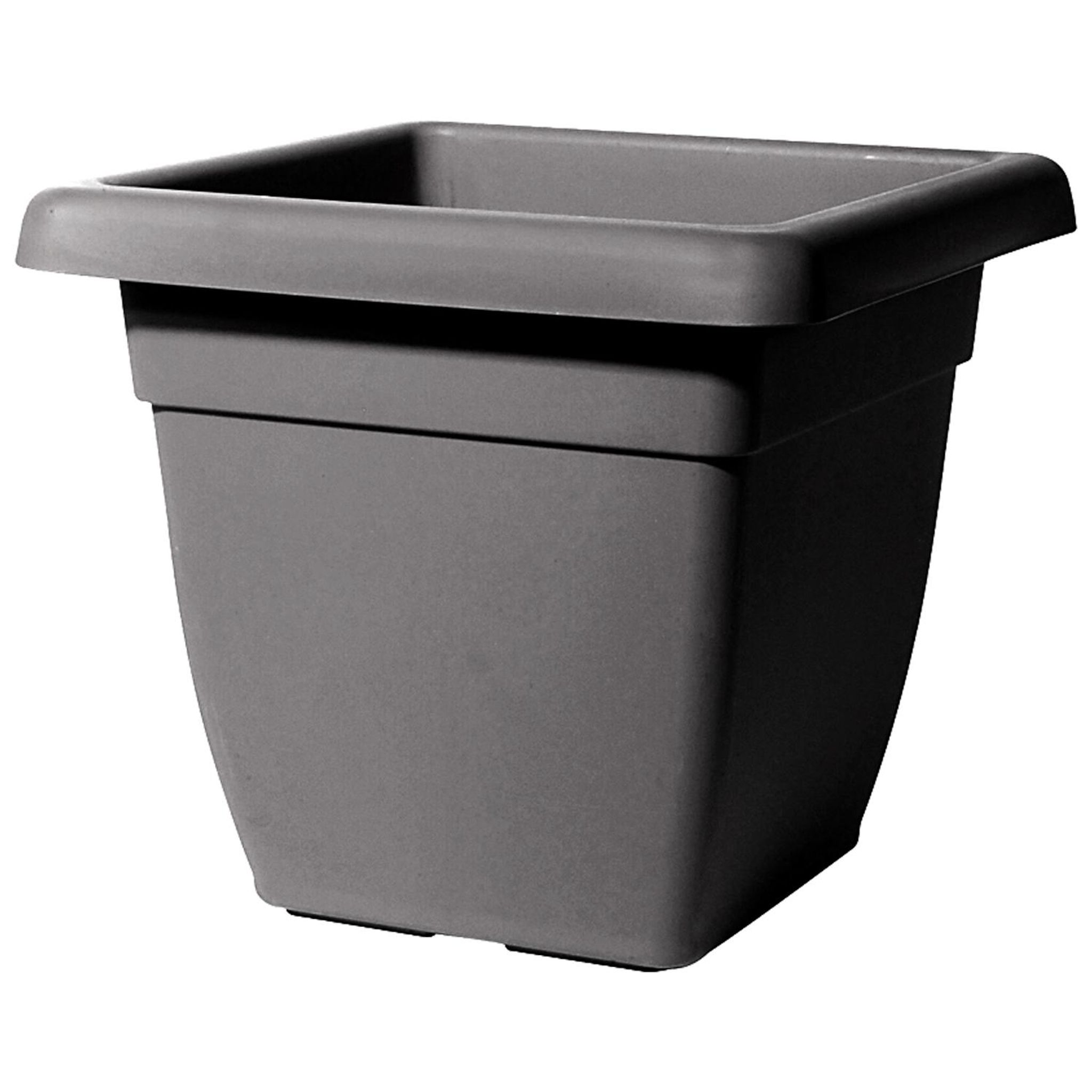 GARDENSTAR Pot carre 40 cm smoke