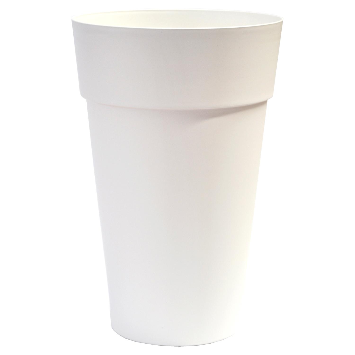 GARDENSTAR Pot en plastique ICFAL D35 cm H51 cm - PERLE