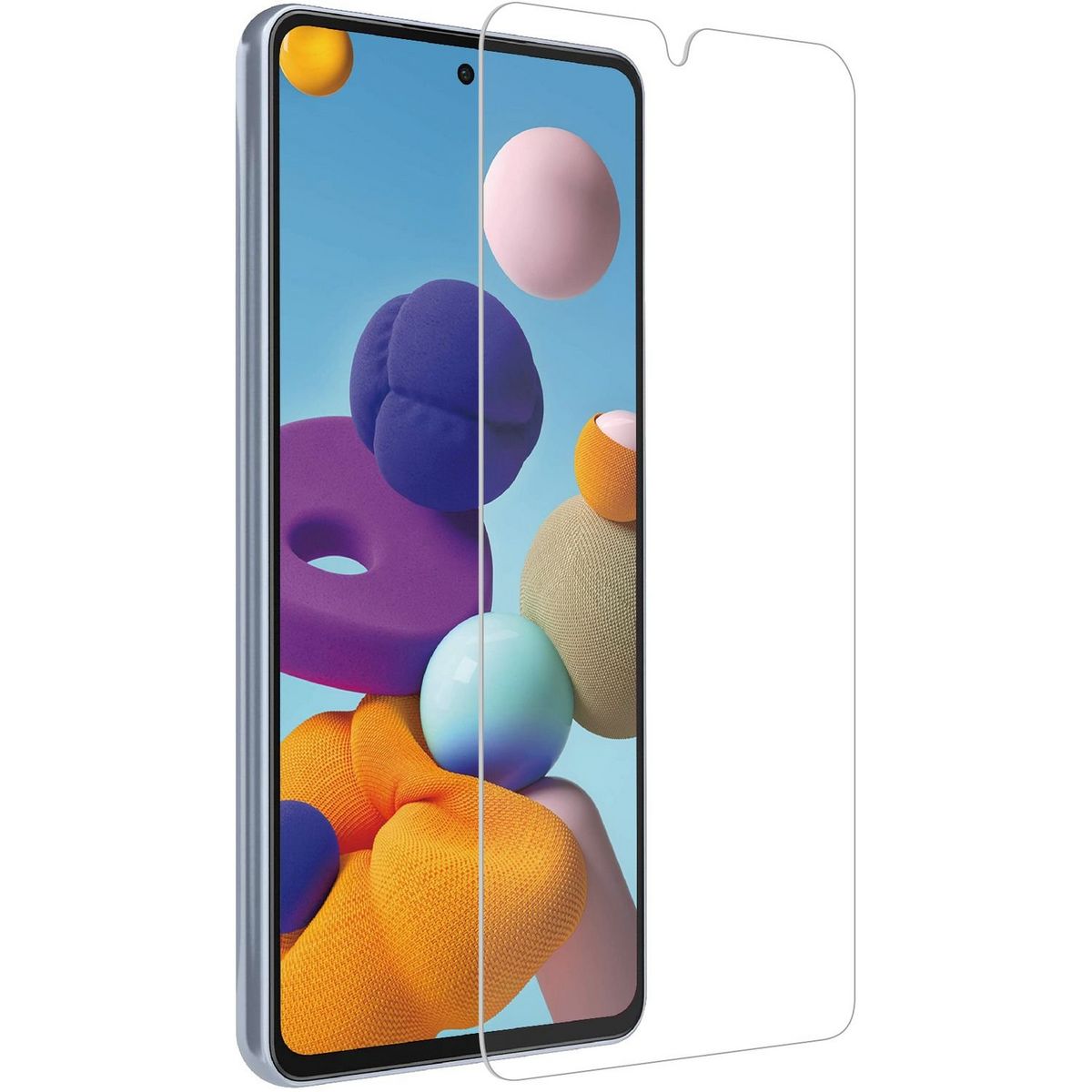 QILIVE Verre trempé pour Samsung Galaxy A34 5G - Transparent