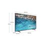 Voir la diapositive 3 : SAMSUNG UE70BU8005KXXC TV LED 4K Ultra HD 176 cm Smart TV