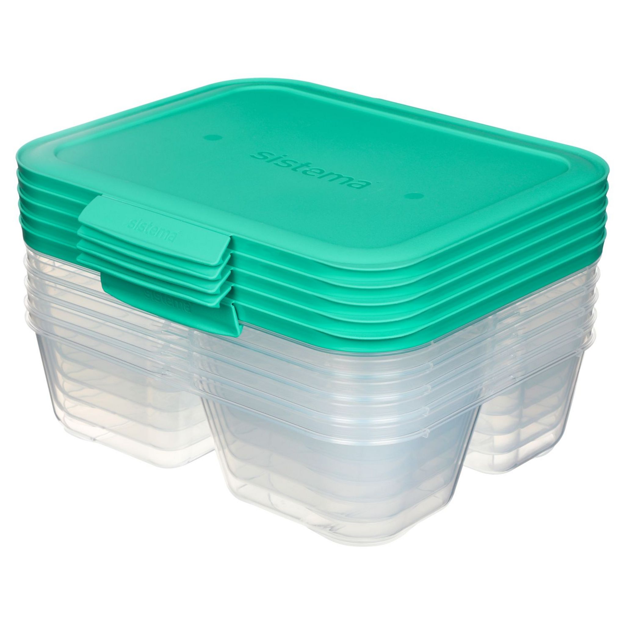Voir la diapositive 3 : SISTEMA Lot de 5 boites compartiment 1.9L