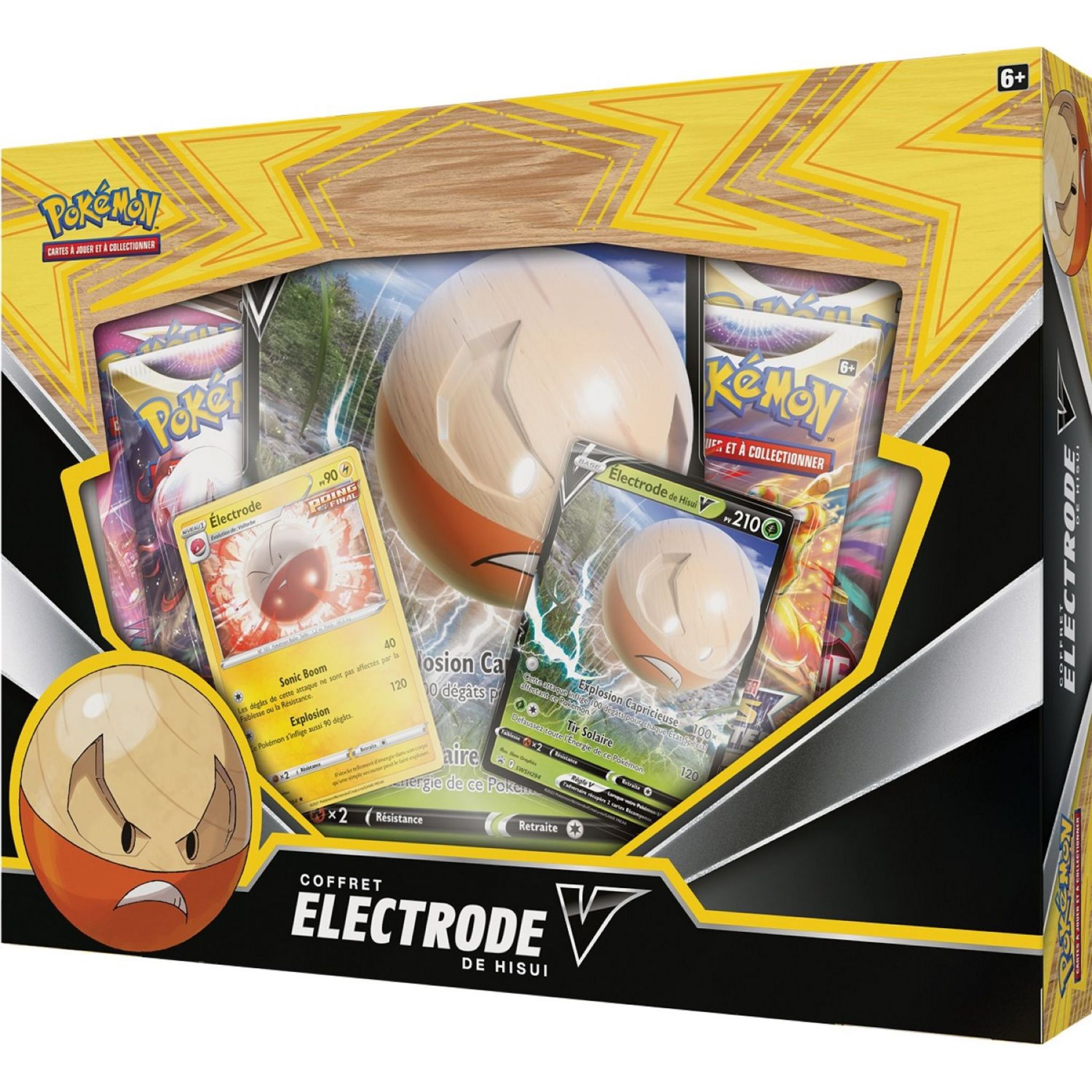 Voir la diapositive 2 : POKEMON Coffret Cartes Pokémon V Electrode de Hisui