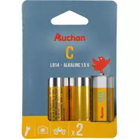 AUCHAN Auchan Pile 6LR61 rechargeable 9v 200mah x1 1 pièce pas