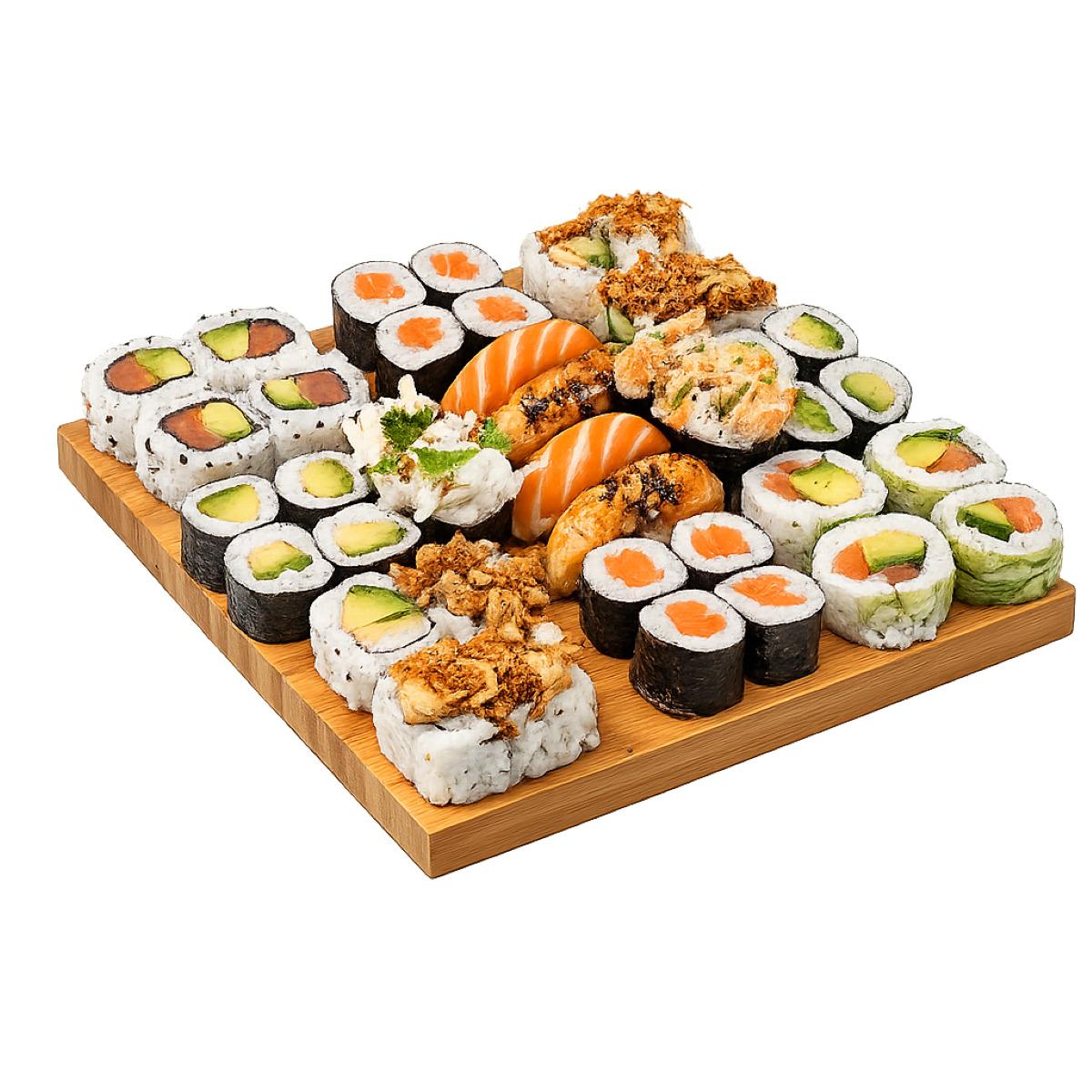 MON CHEF SUSHI Plateau Happy Foodie 38 pièces 860g