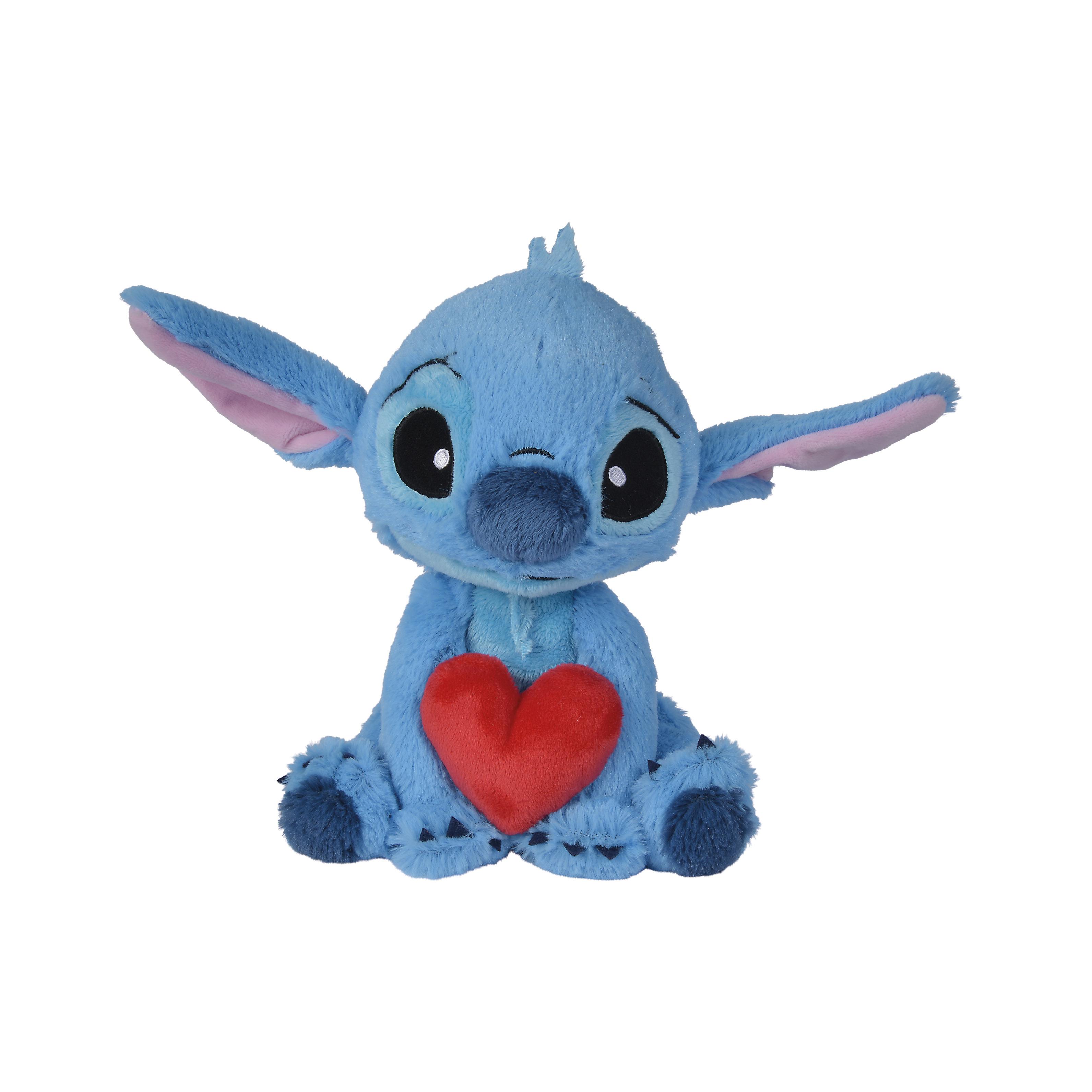 SIMBA TOYS Peluche Stitch avec Coeur 25 cm