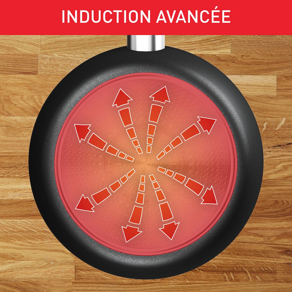 TEFAL Casserole aluminium tous feux dont induction 16 cm FORCE