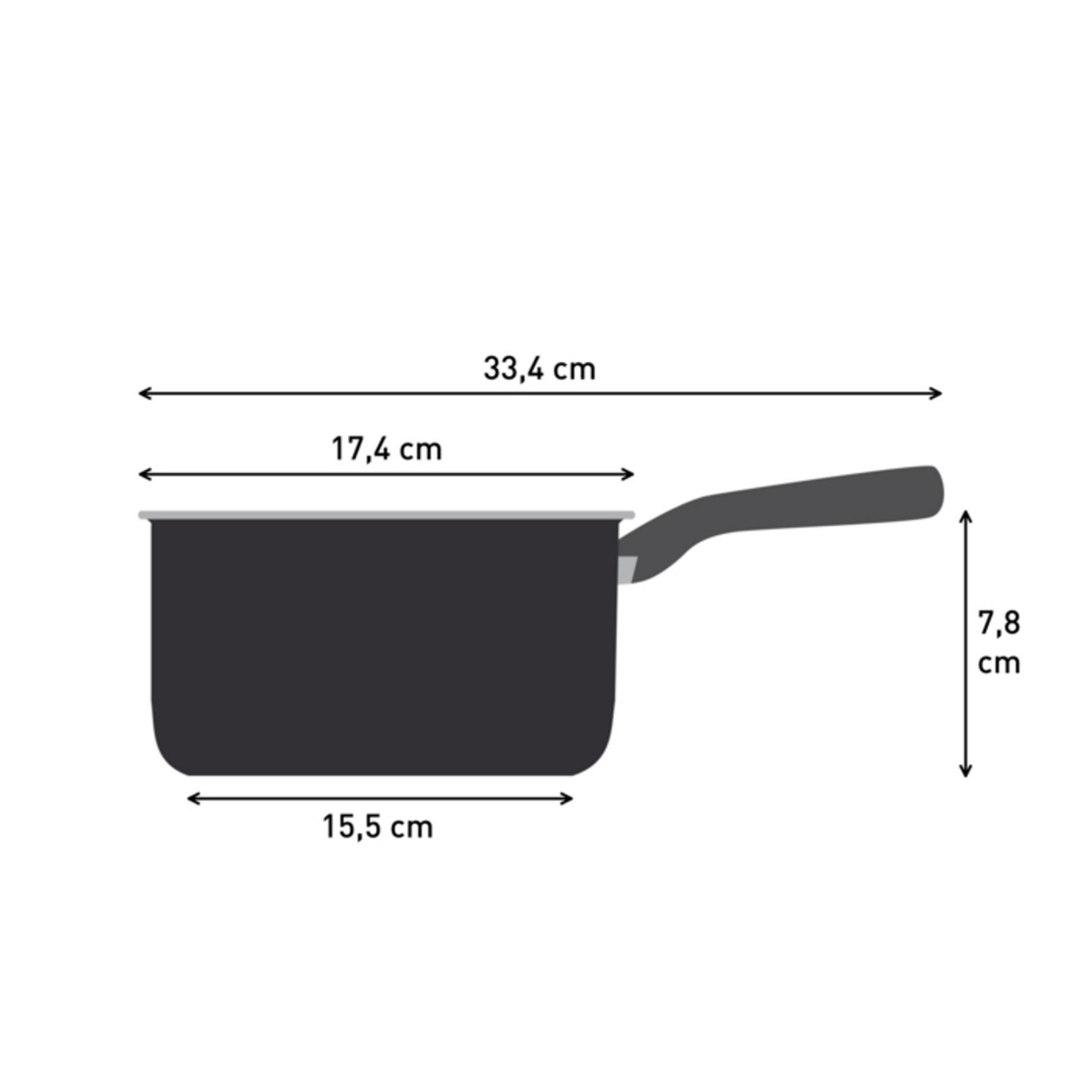 Voir la diapositive 7 : TEFAL Casserole aluminium tous feux dont induction 16 cm FORCE