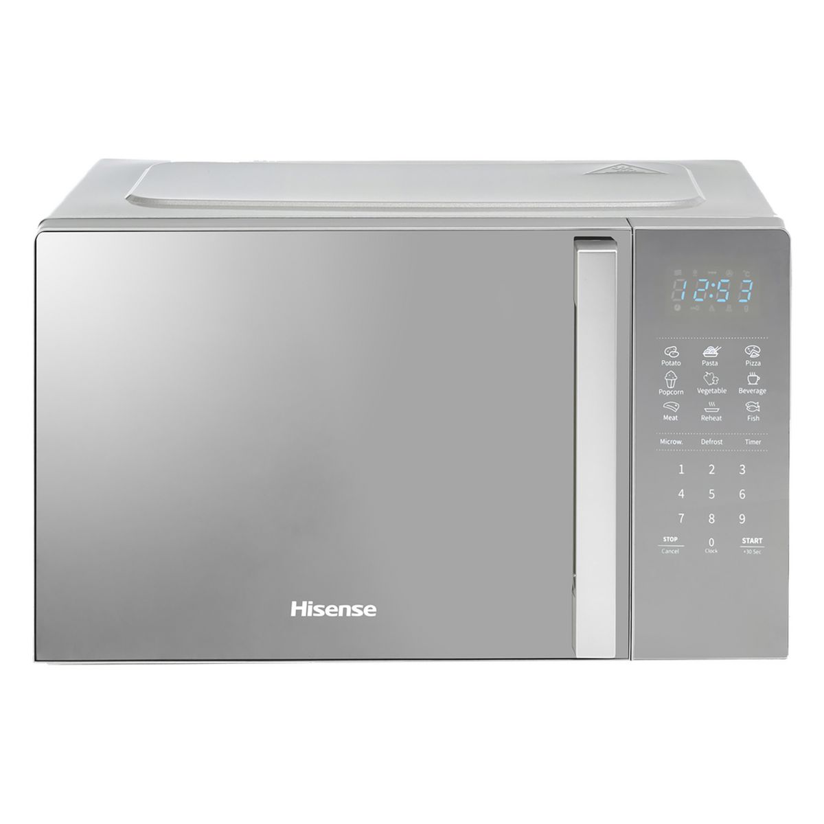 HISENSE Micro-ondes H20MOMSS4H, 700 W - Capacité 20 L - Silver