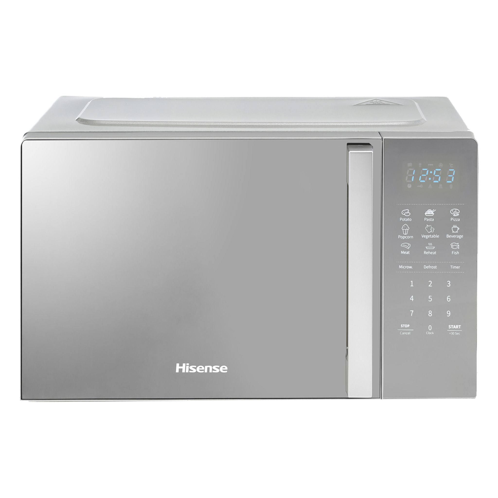 Voir la diapositive 2 : HISENSE Micro-ondes H20MOMSS4H, 700 W - Capacité 20 L - Silver