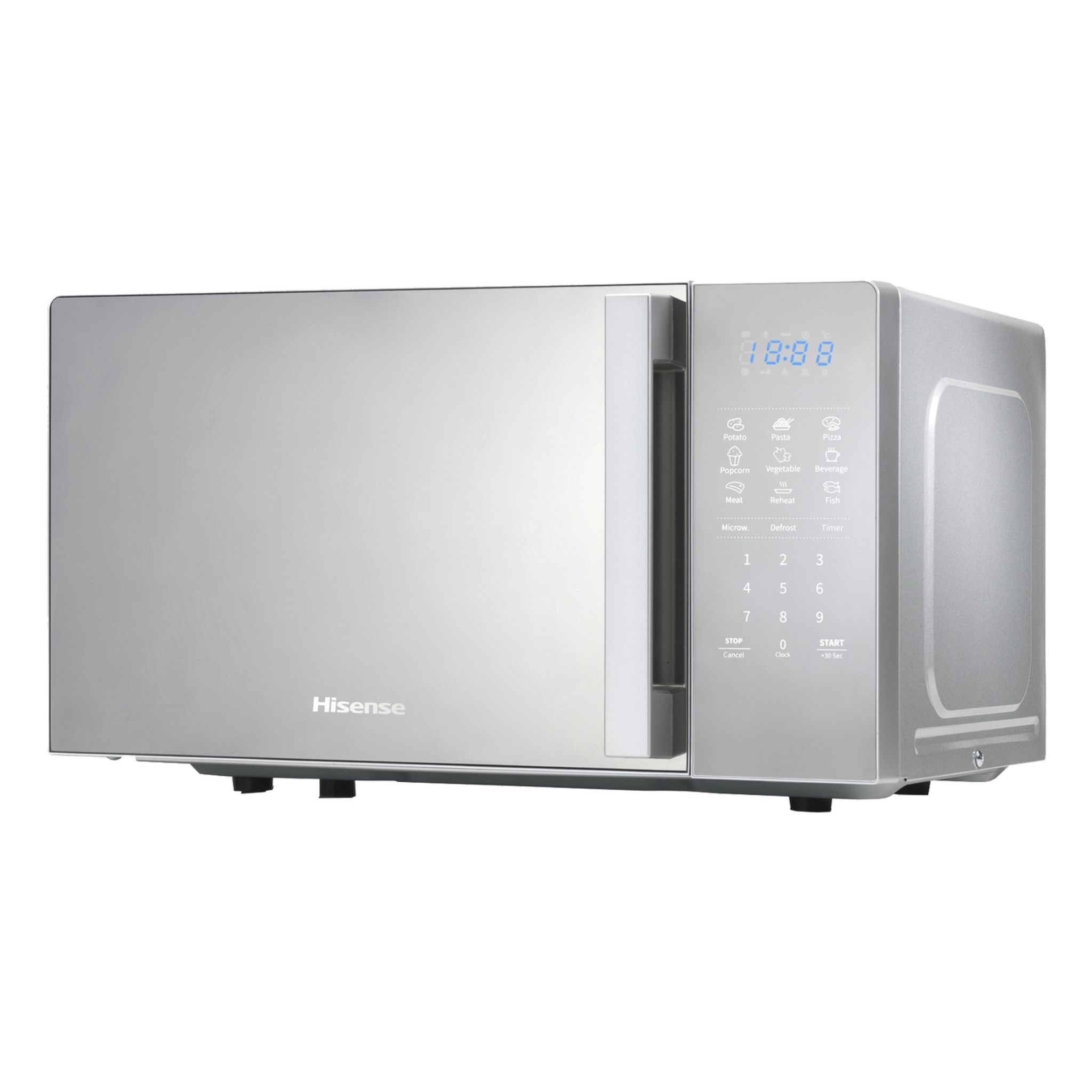Voir la diapositive 3 : HISENSE Micro-ondes H20MOMSS4H, 700 W - Capacité 20 L - Silver
