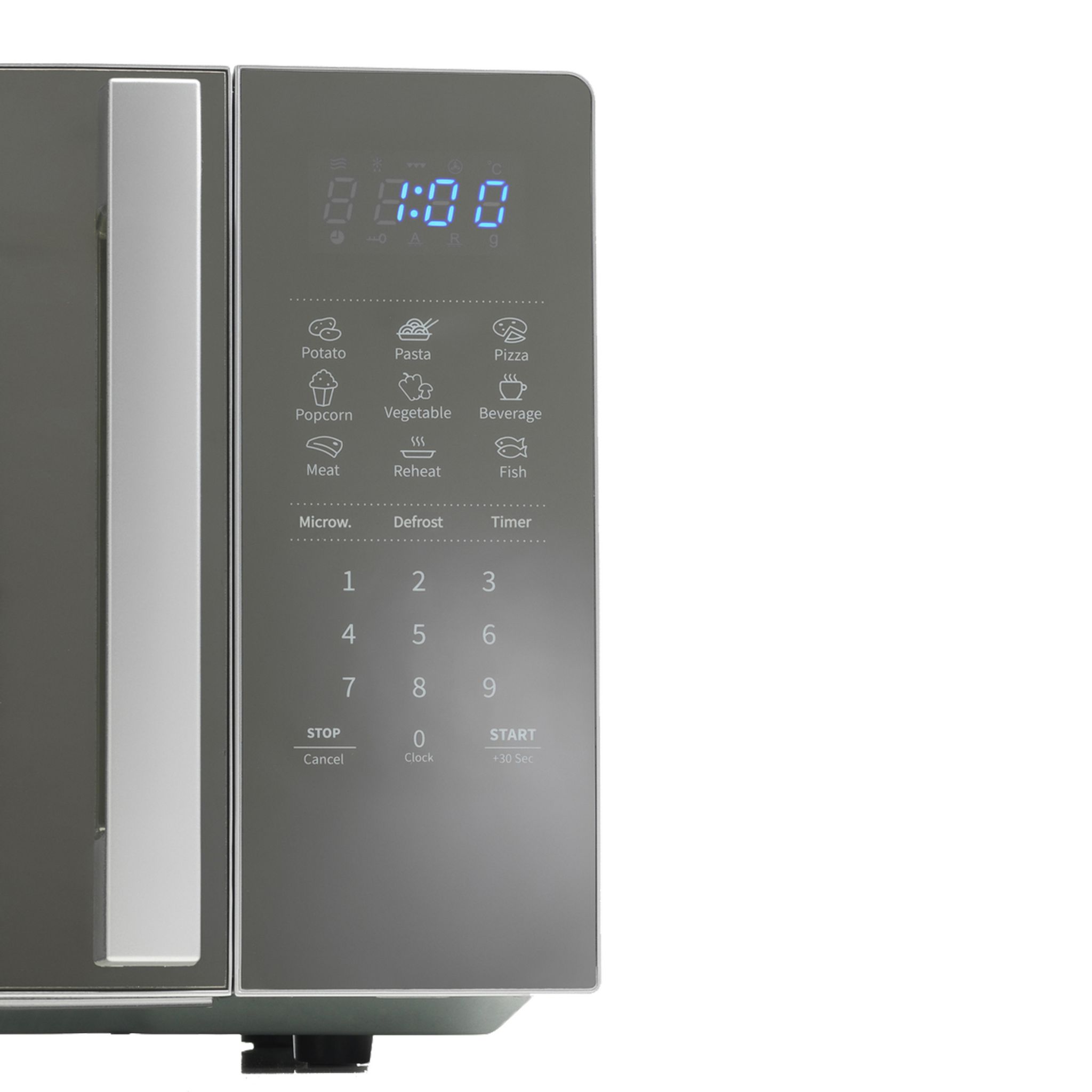 Voir la diapositive 7 : HISENSE Micro-ondes H20MOMSS4H, 700 W - Capacité 20 L - Silver