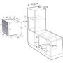 Voir la diapositive 15 : HISENSE Four encastrable BSA65226PX, 77 L, Multifonction, Chaleur Pulsée, Nettoyage pyrolyse, A+