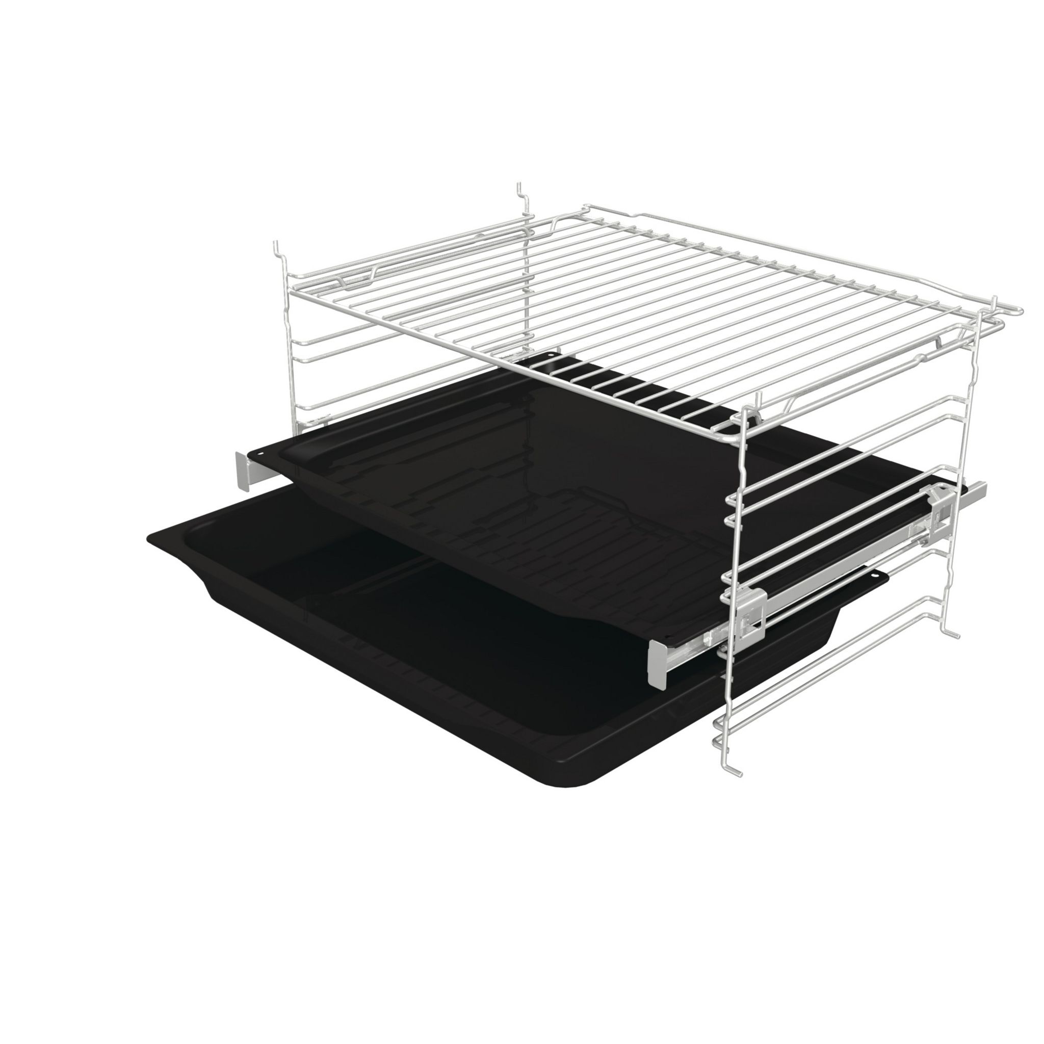 Voir la diapositive 3 : HISENSE Four encastrable BSA65226PX, 77 L, Multifonction, Chaleur Pulsée, Nettoyage pyrolyse, A+