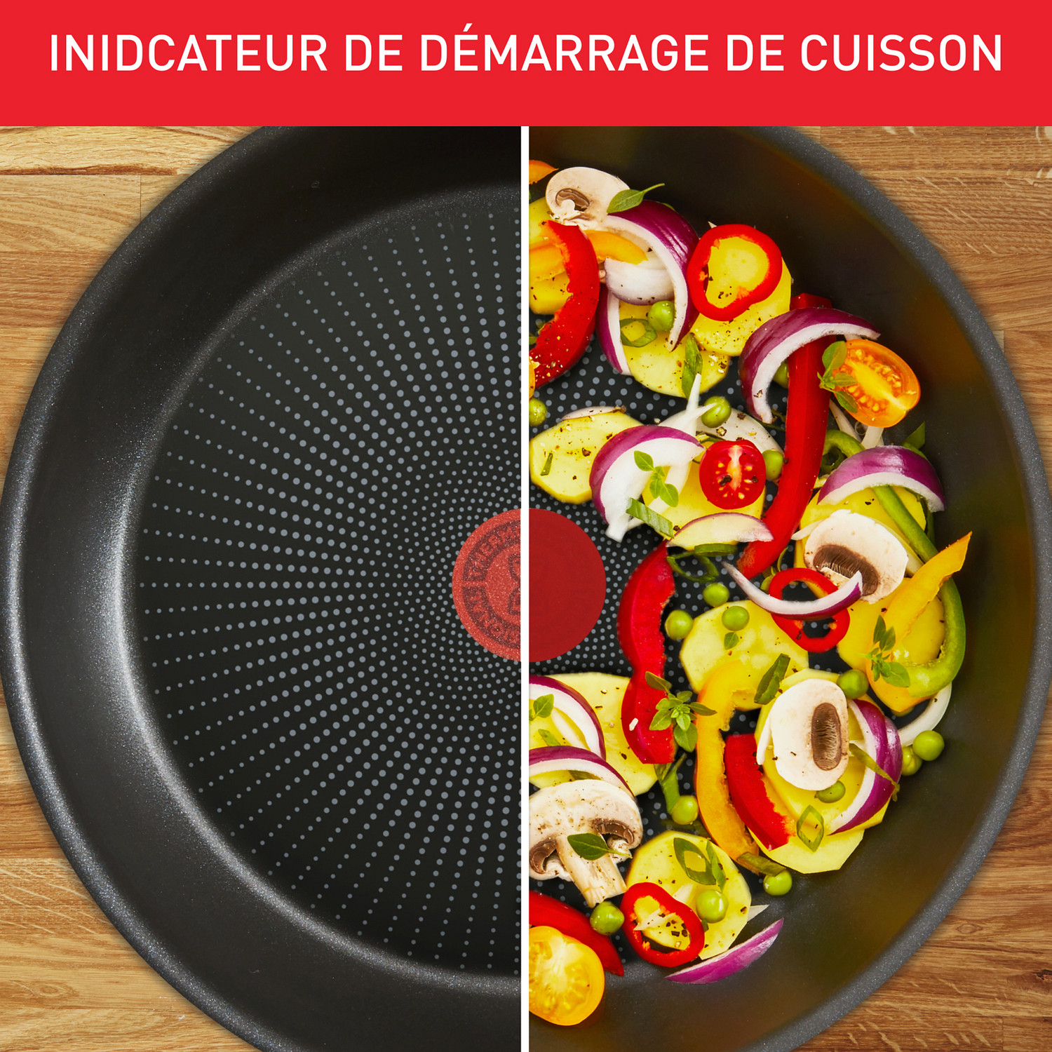 Voir la diapositive 2 : TEFAL Poêle tous feux dont induction 22 cm INGENIO FORCE