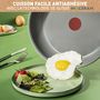 Voir la diapositive 3 : TEFAL Set 3 pièces céramique gris  induction INGENIO RENEW