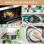 Voir la diapositive 5 : TEFAL Set 3 pièces céramique gris  induction INGENIO RENEW