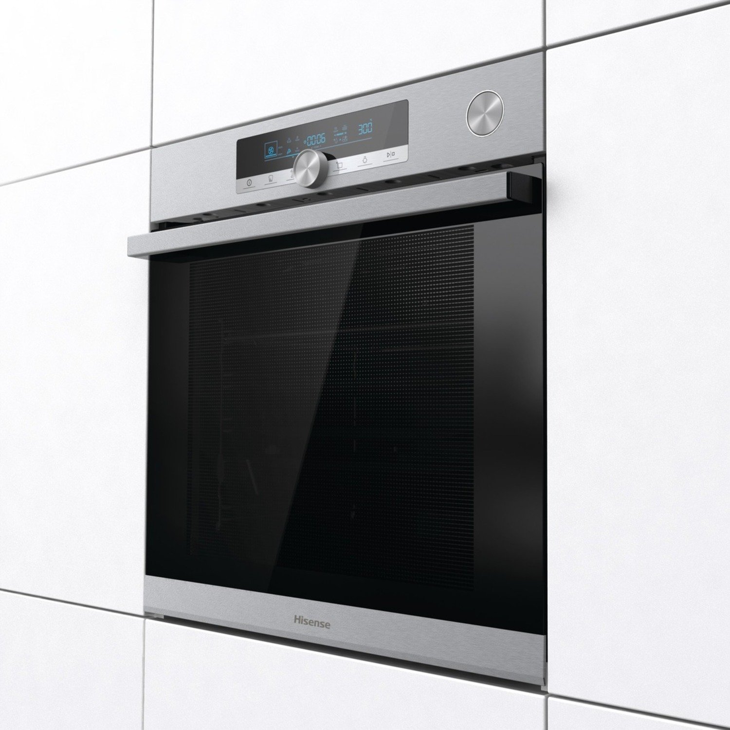 Voir la diapositive 7 : HISENSE Four encastrable BSA66333PX, 77 L, Multifonction, Chaleur tournante, Nettoyage Pyrolyse