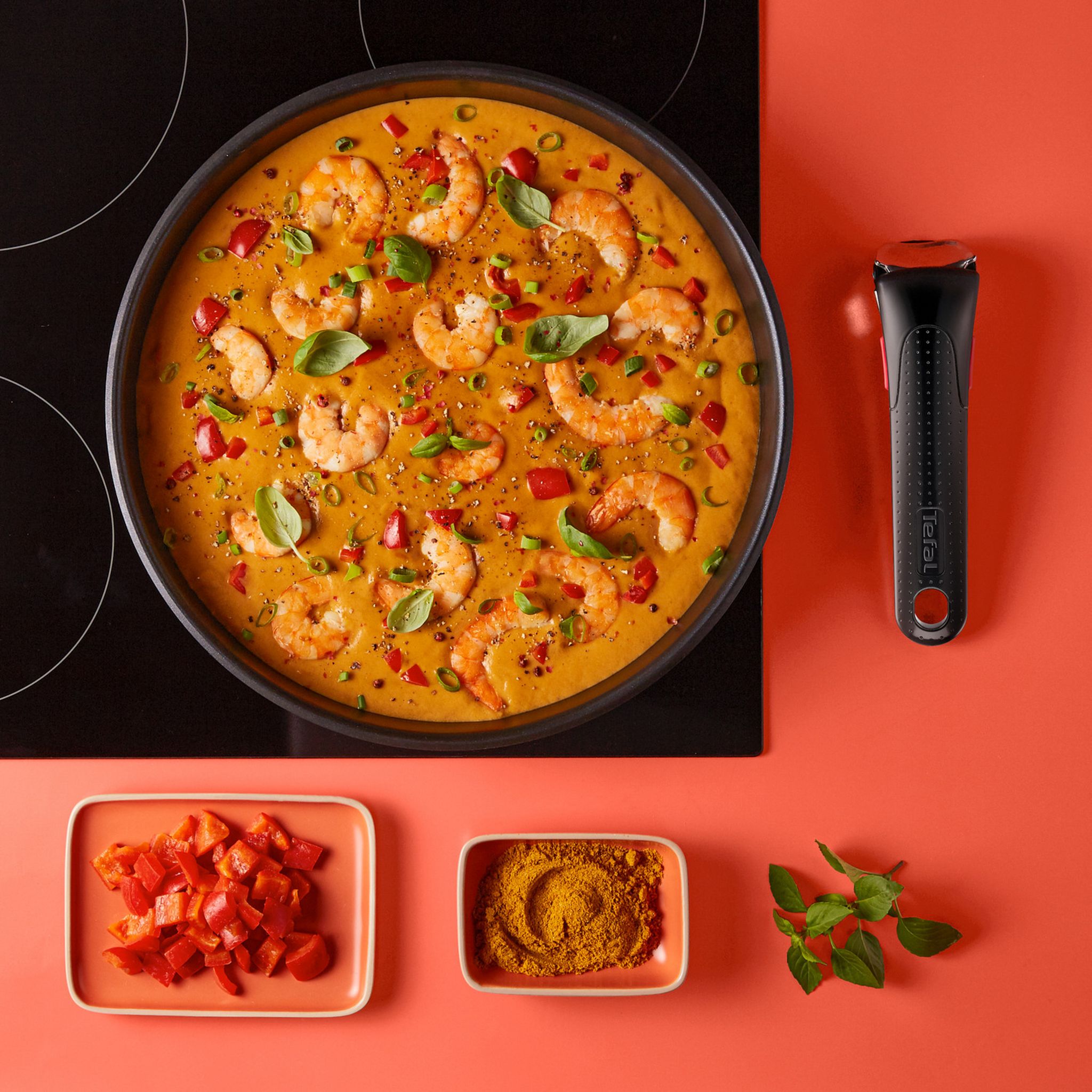 Voir la diapositive 4 : TEFAL Batterie de cuisine 10 pièces inox induction INGENIO EMOTION