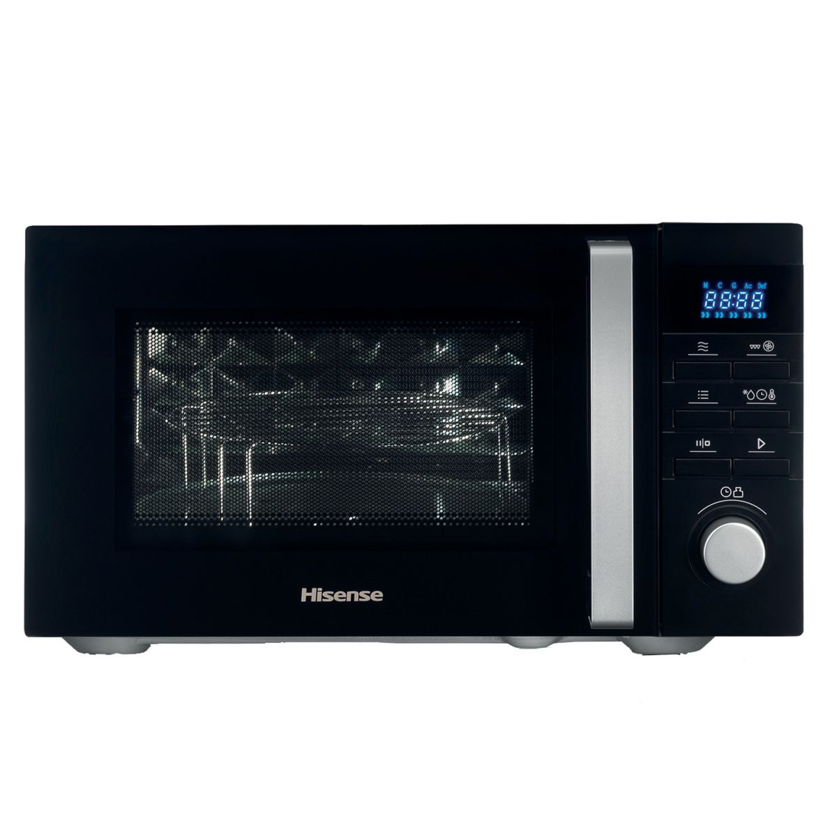 HISENSE Micro-ondes combiné multifonctions H25MOBS1HC, 900 W - Capacité 25 L - Bleu