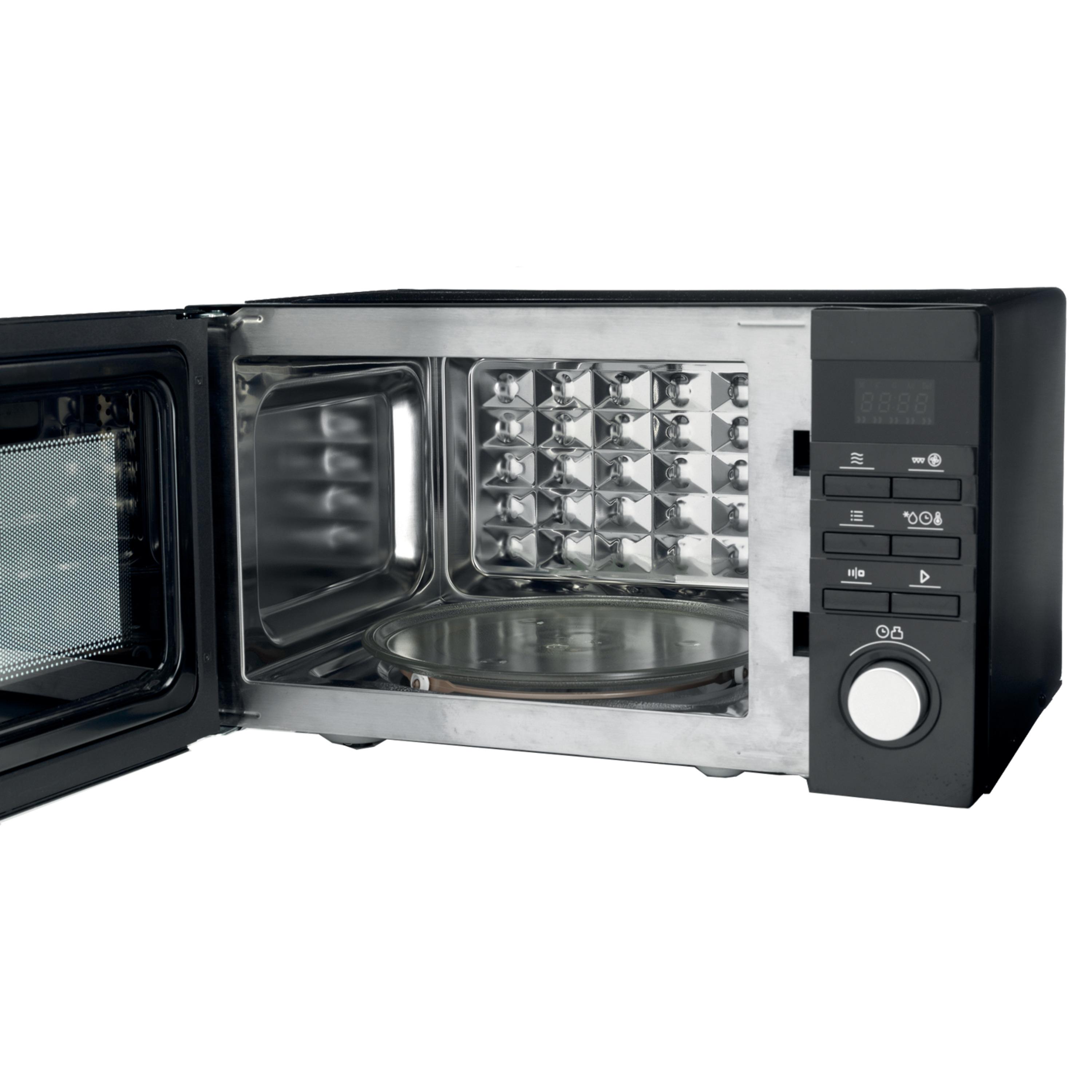 Voir la diapositive 4 : HISENSE Micro-ondes combiné multifonctions H25MOBS1HC, 900 W - Capacité 25 L - Bleu