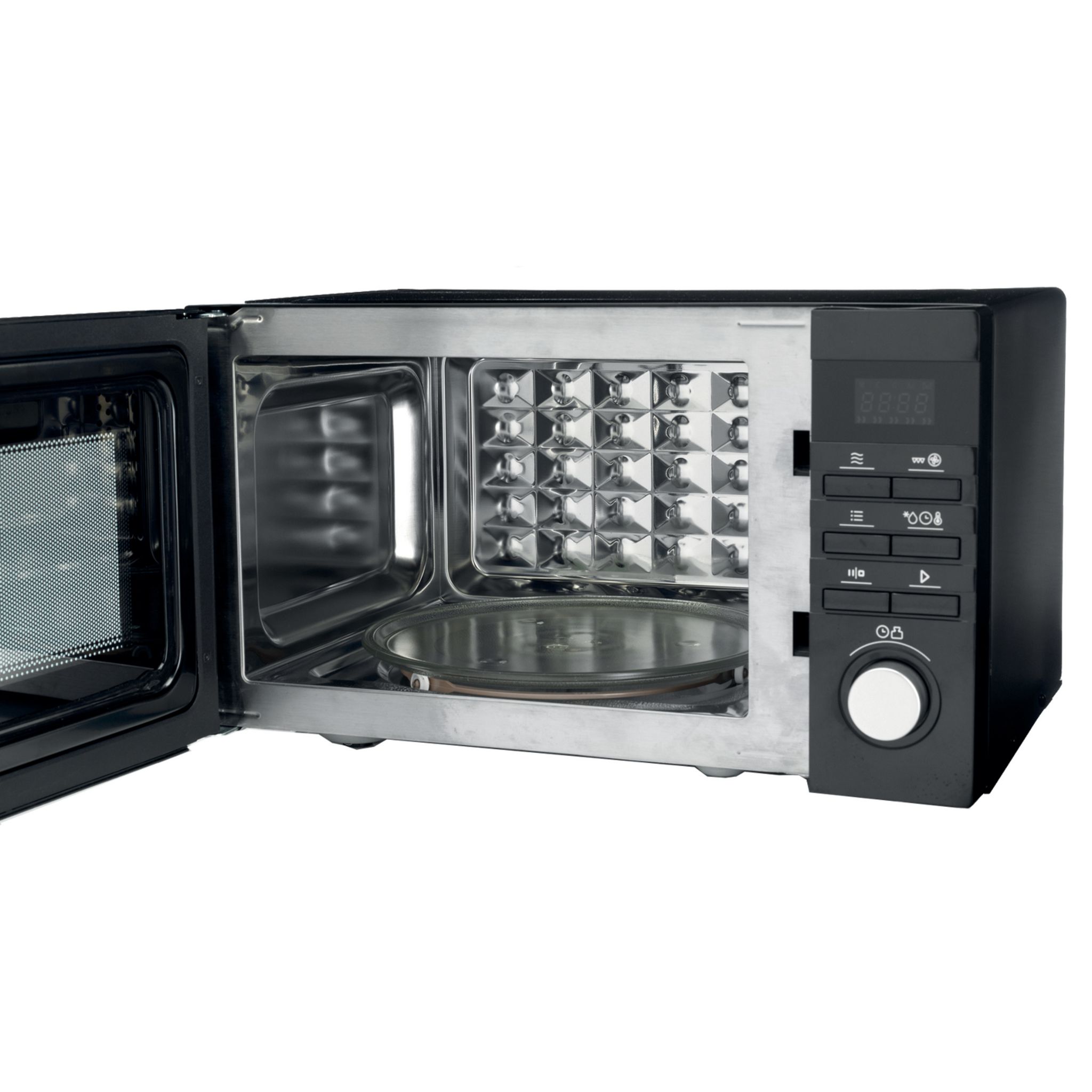 Voir la diapositive 7 : HISENSE Micro-ondes combiné multifonctions H25MOBS1HC, 900 W - Capacité 25 L - Bleu