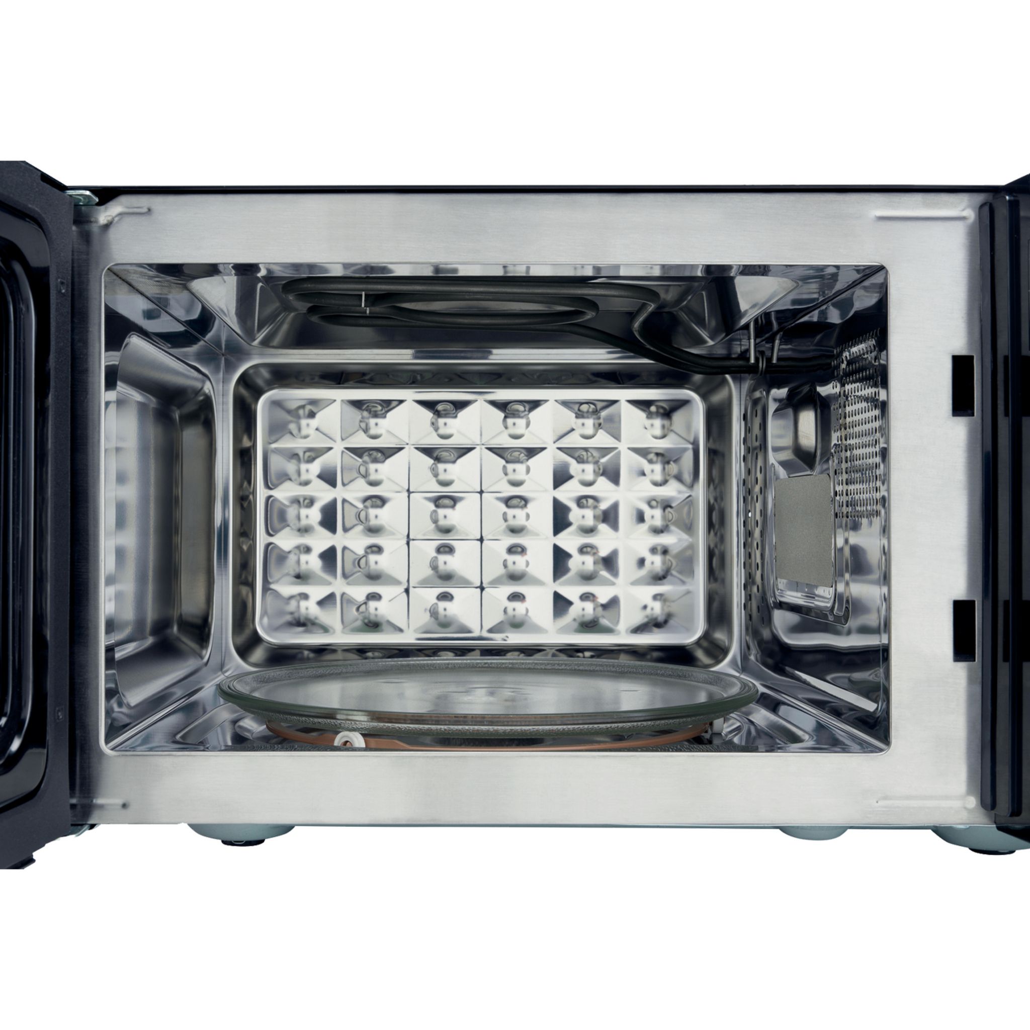 Voir la diapositive 8 : HISENSE Micro-ondes combiné multifonctions H25MOBS1HC, 900 W - Capacité 25 L - Bleu