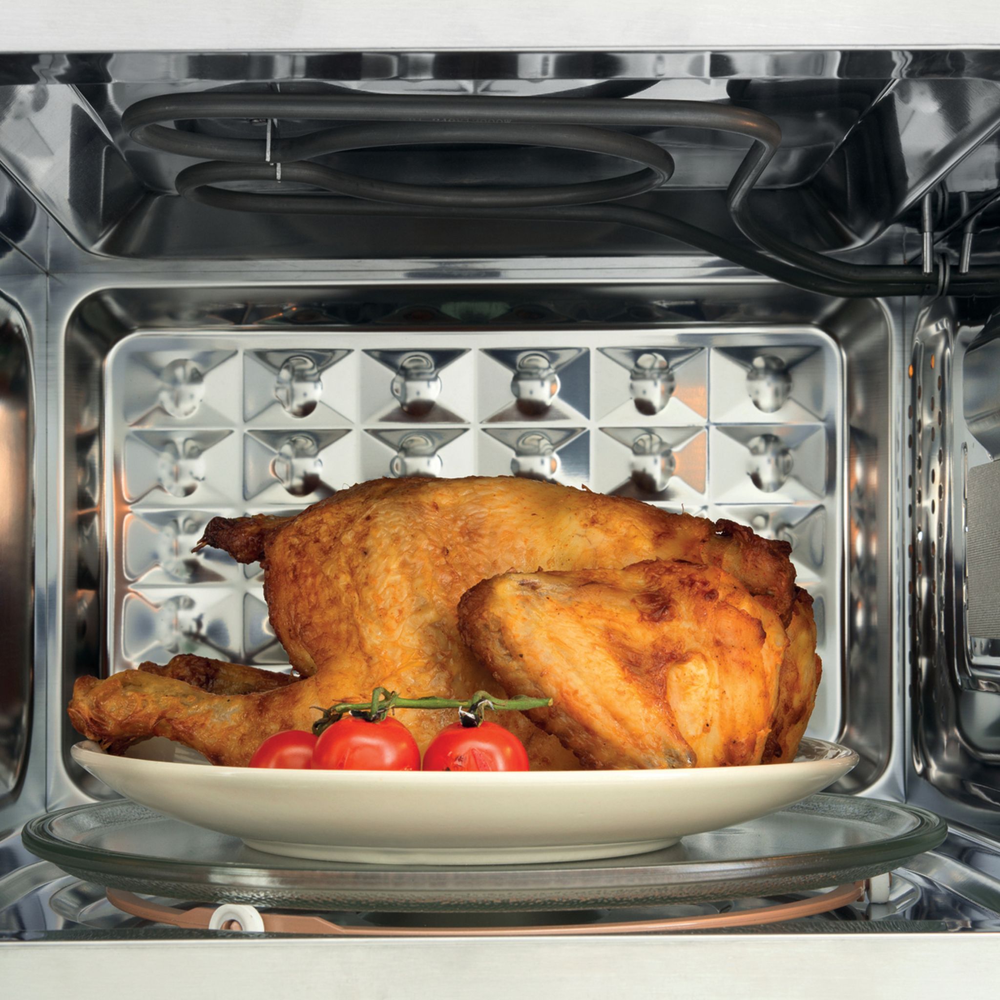 Voir la diapositive 10 : HISENSE Micro-ondes combiné multifonctions H25MOBS1HC, 900 W - Capacité 25 L - Bleu