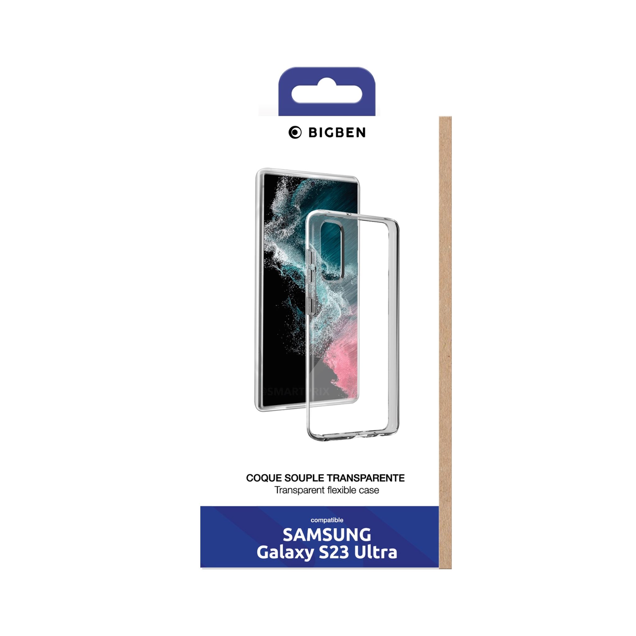 Voir la diapositive 2 : BIGBEN Coque pour Samsung Galaxy S23 Ultra