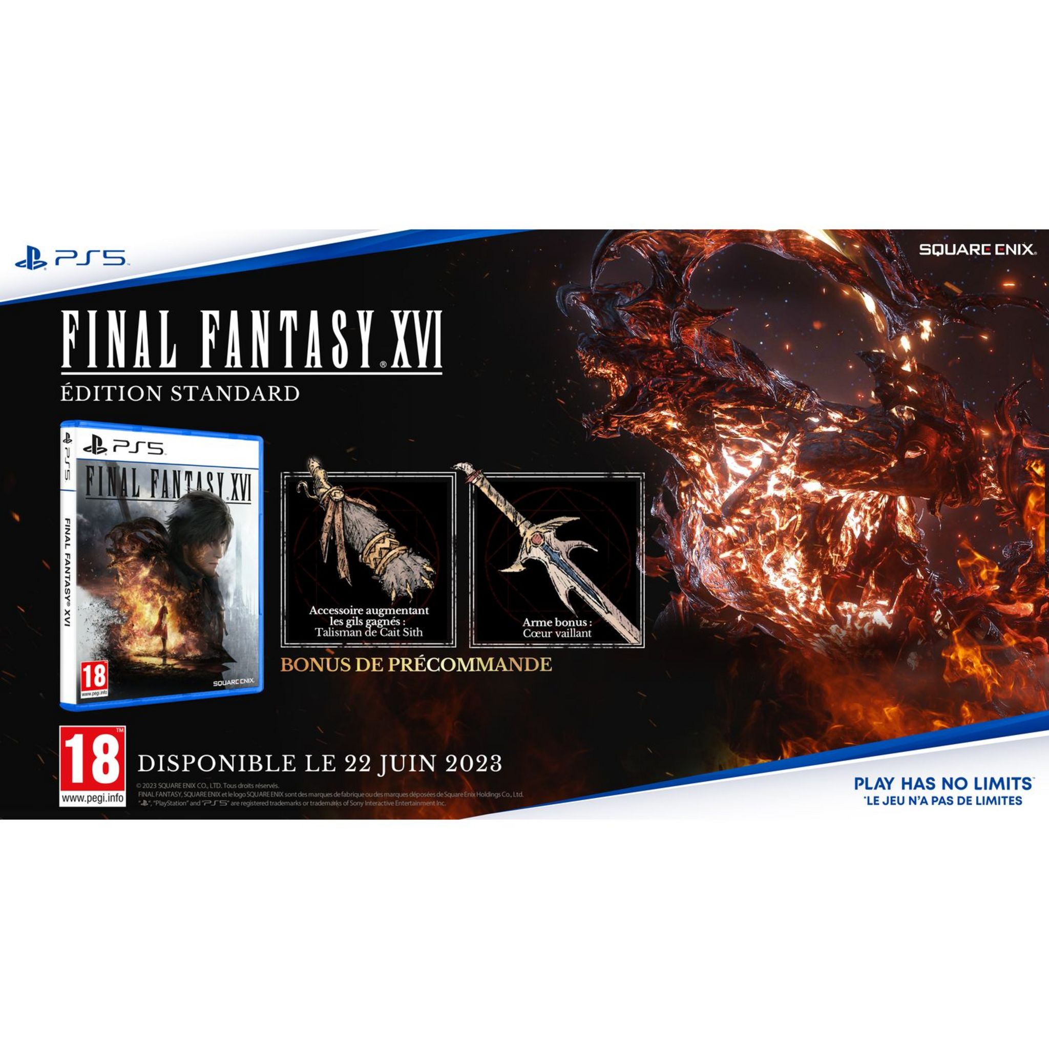 Voir la diapositive 3 : Final Fantasy XVI PS5
