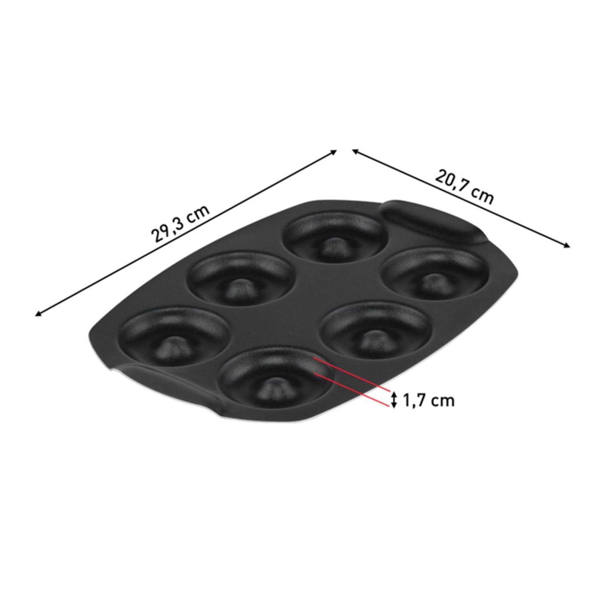 Voir la diapositive 6 : TEFAL Moule à mini donuts aluminium recyclé mini kids Perfectbake