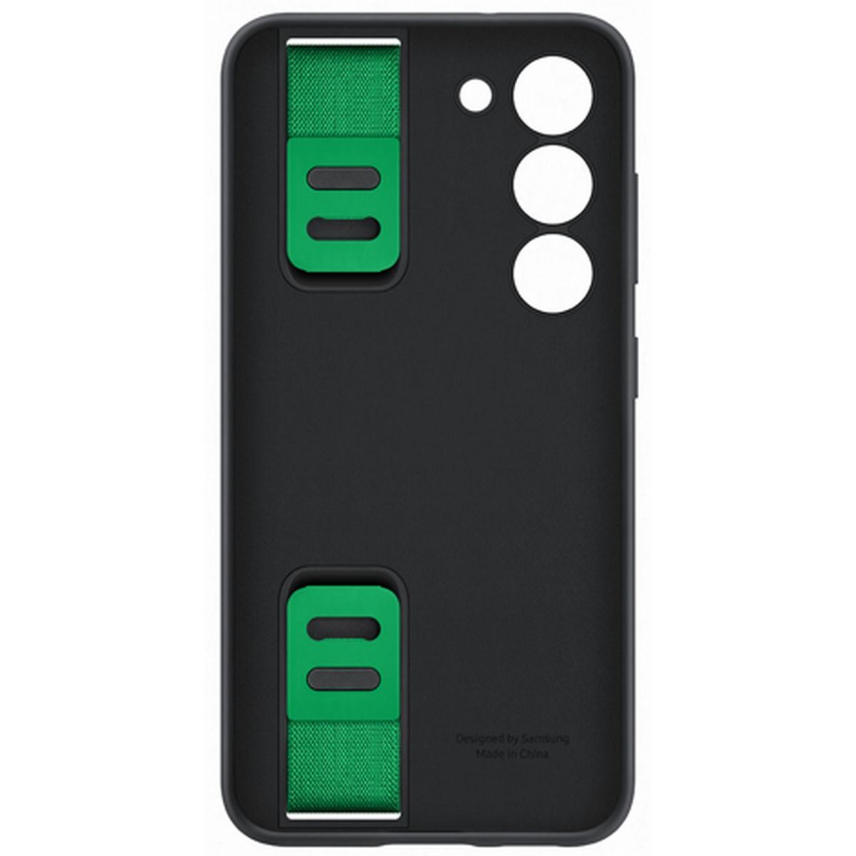 BIGBEN Coque silicone pour Samsung Galaxy S23+Lanière - Noir
