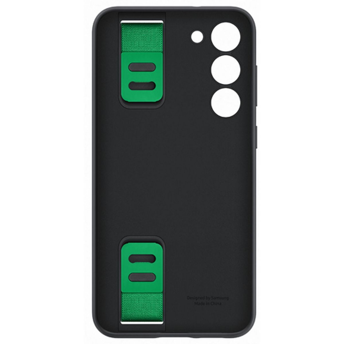 BIGBEN Coque silicone pour Samsung Galaxy S23+Lanière - Noir