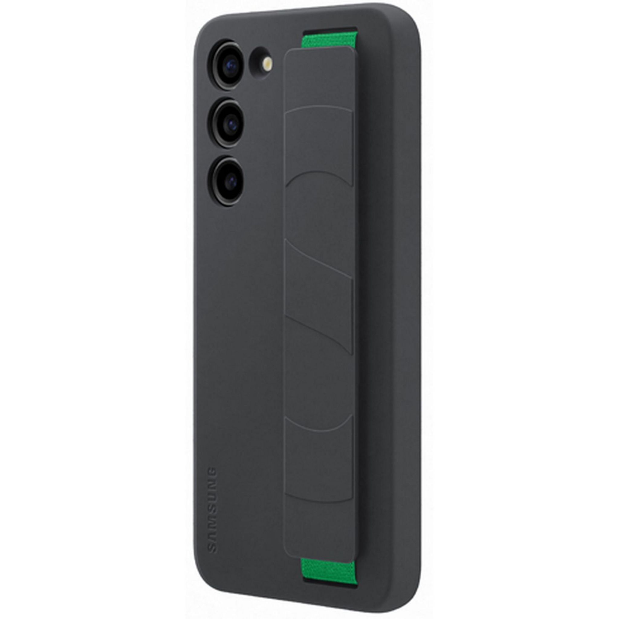 Voir la diapositive 3 : BIGBEN Coque silicone pour Samsung Galaxy S23+Lanière - Noir