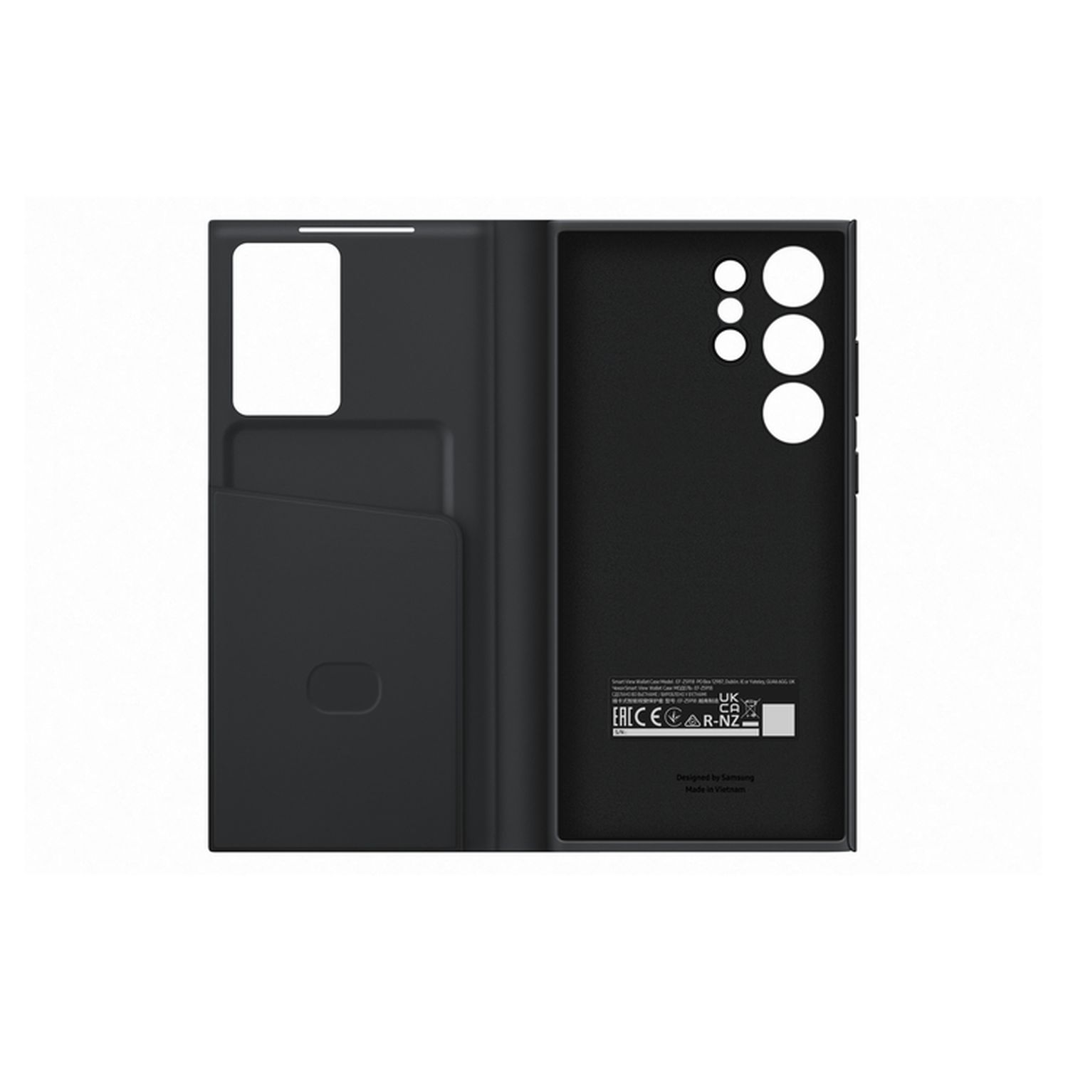 Voir la diapositive 3 : BIGBEN Étui folio pour Samsung Galaxy S23 Ultra - Noir