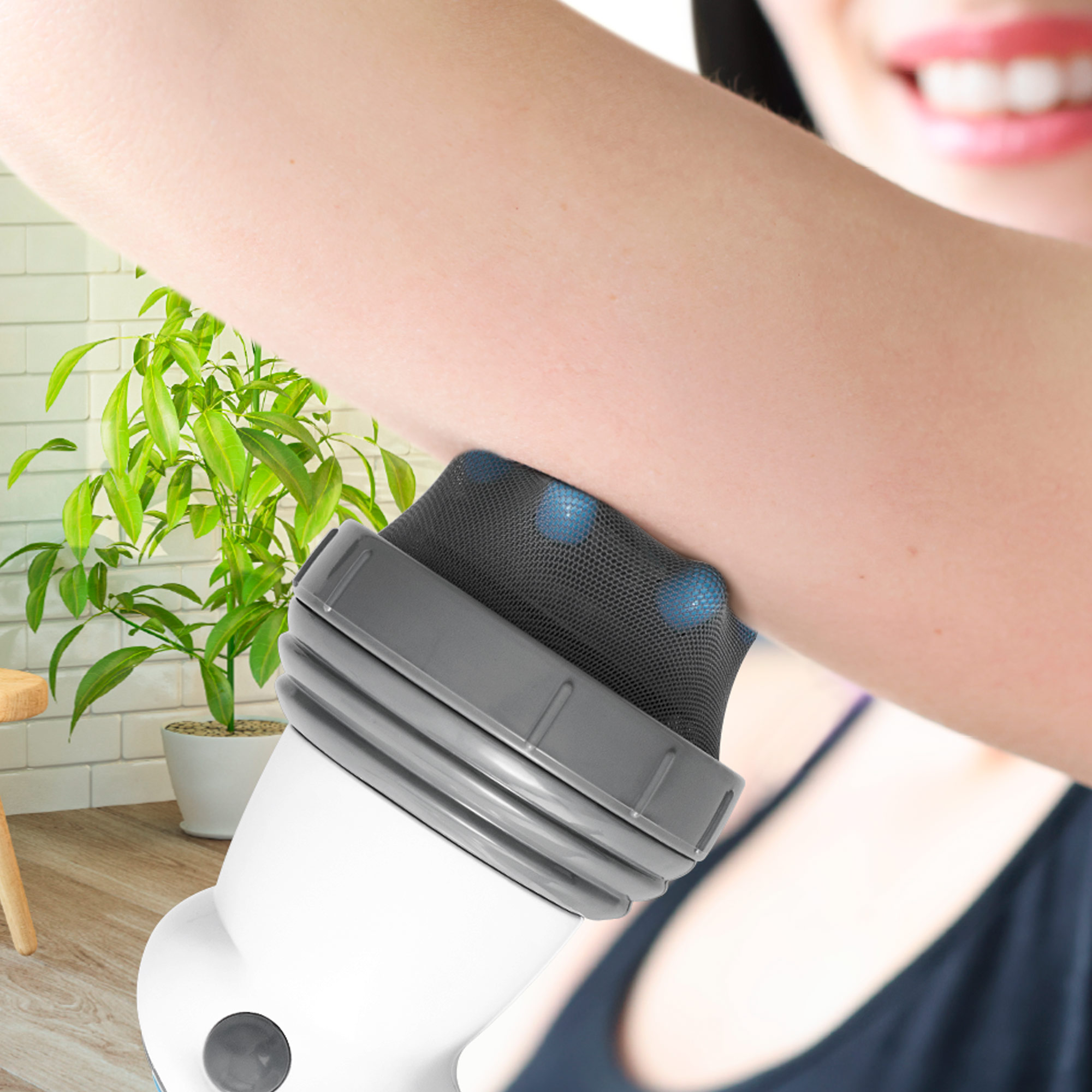 Voir la diapositive 7 : YOGHI Masseur multi usages MASSBODY 150 - Blanc