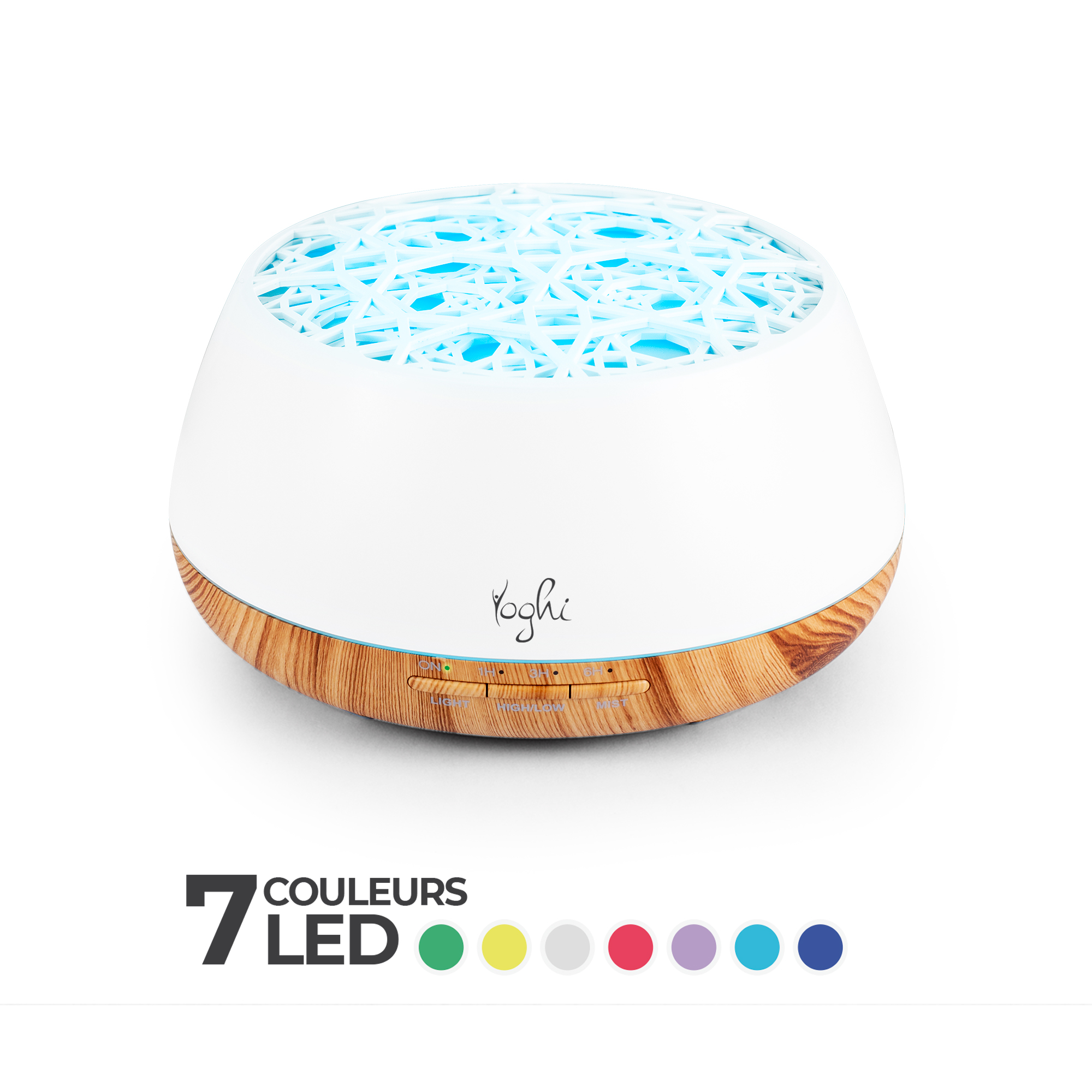 Voir la diapositive 4 : YOGHI Diffuseur d'arôme et humidificateur AROMI400 - Blanc