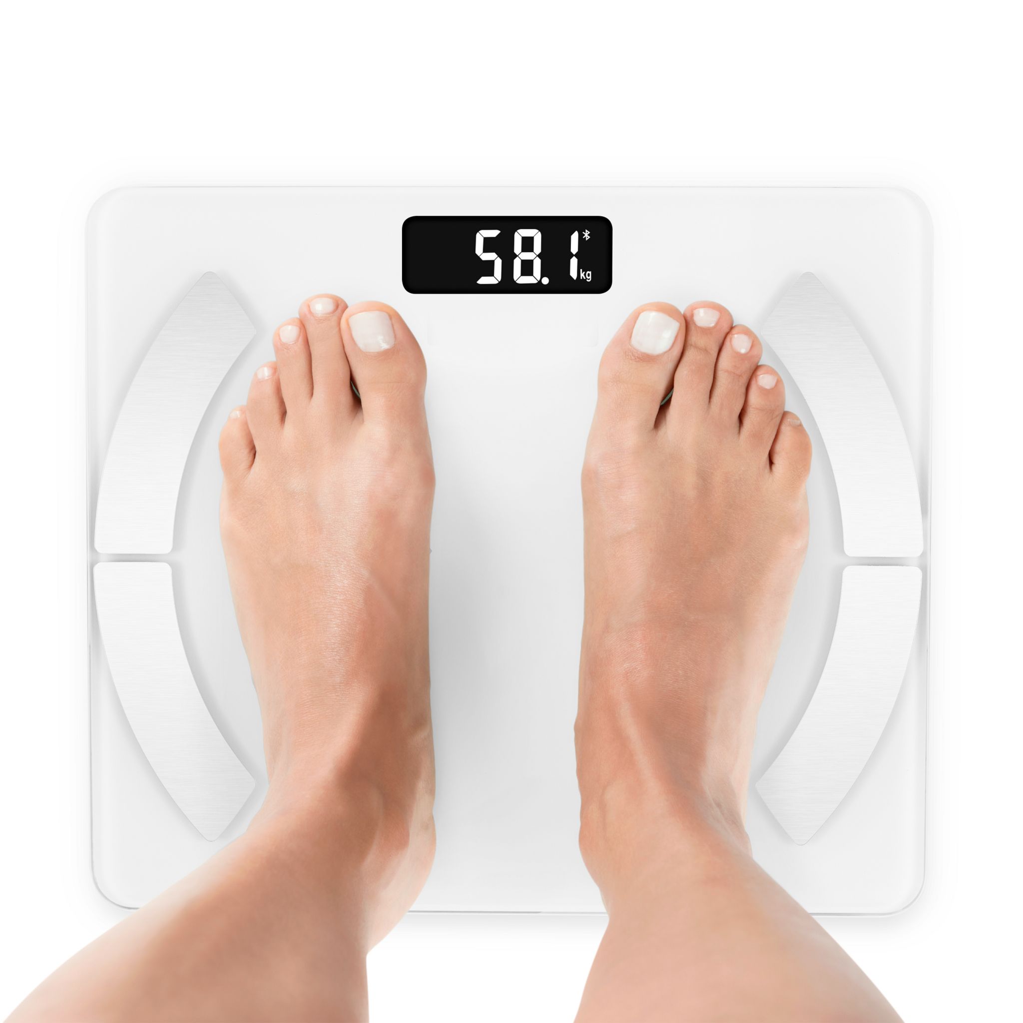 Voir la diapositive 5 : YOGHI Pèse personne impédancemètre connecté IFIT - Blanc