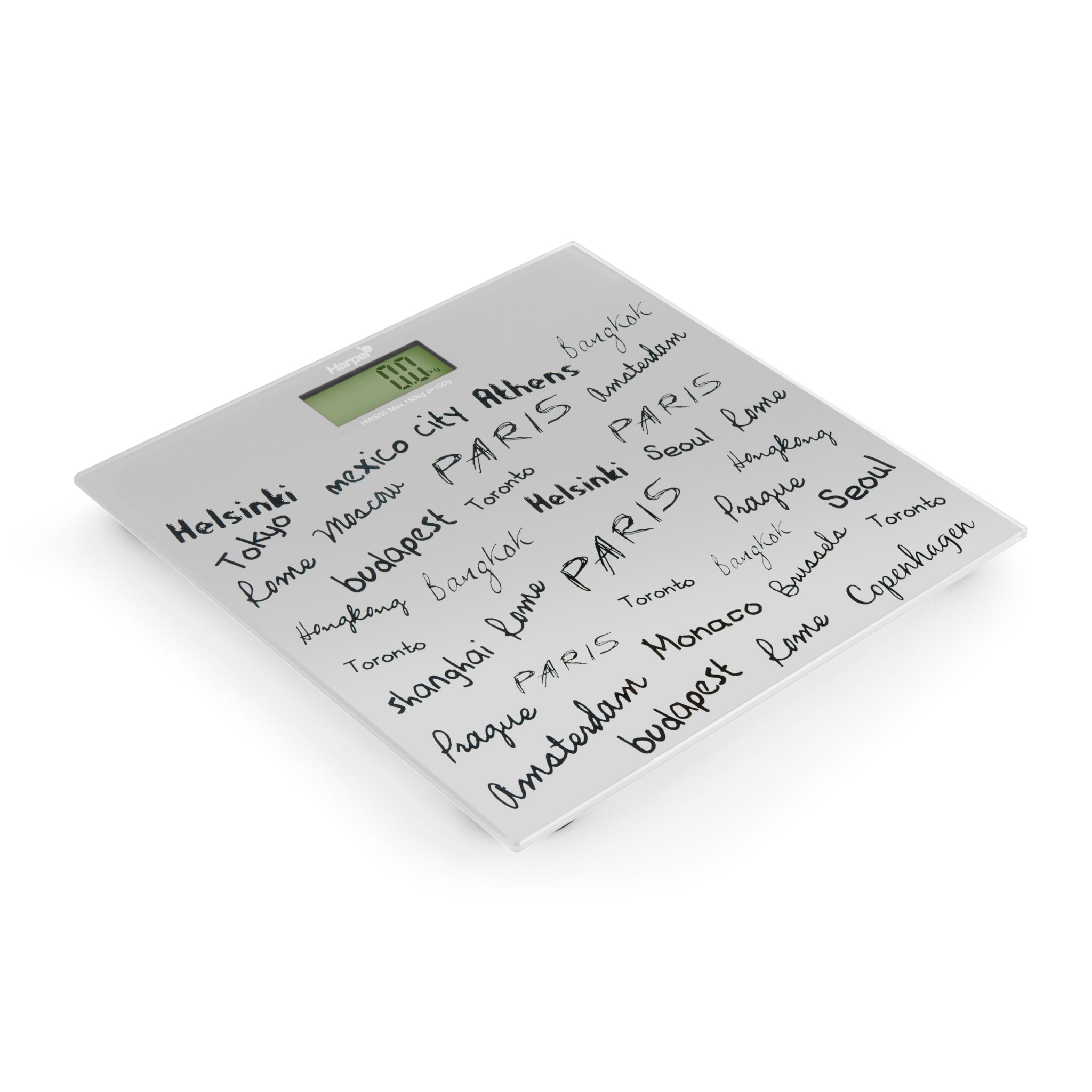 Voir la diapositive 3 : HARPER Pèse personne HWS50 - Gris