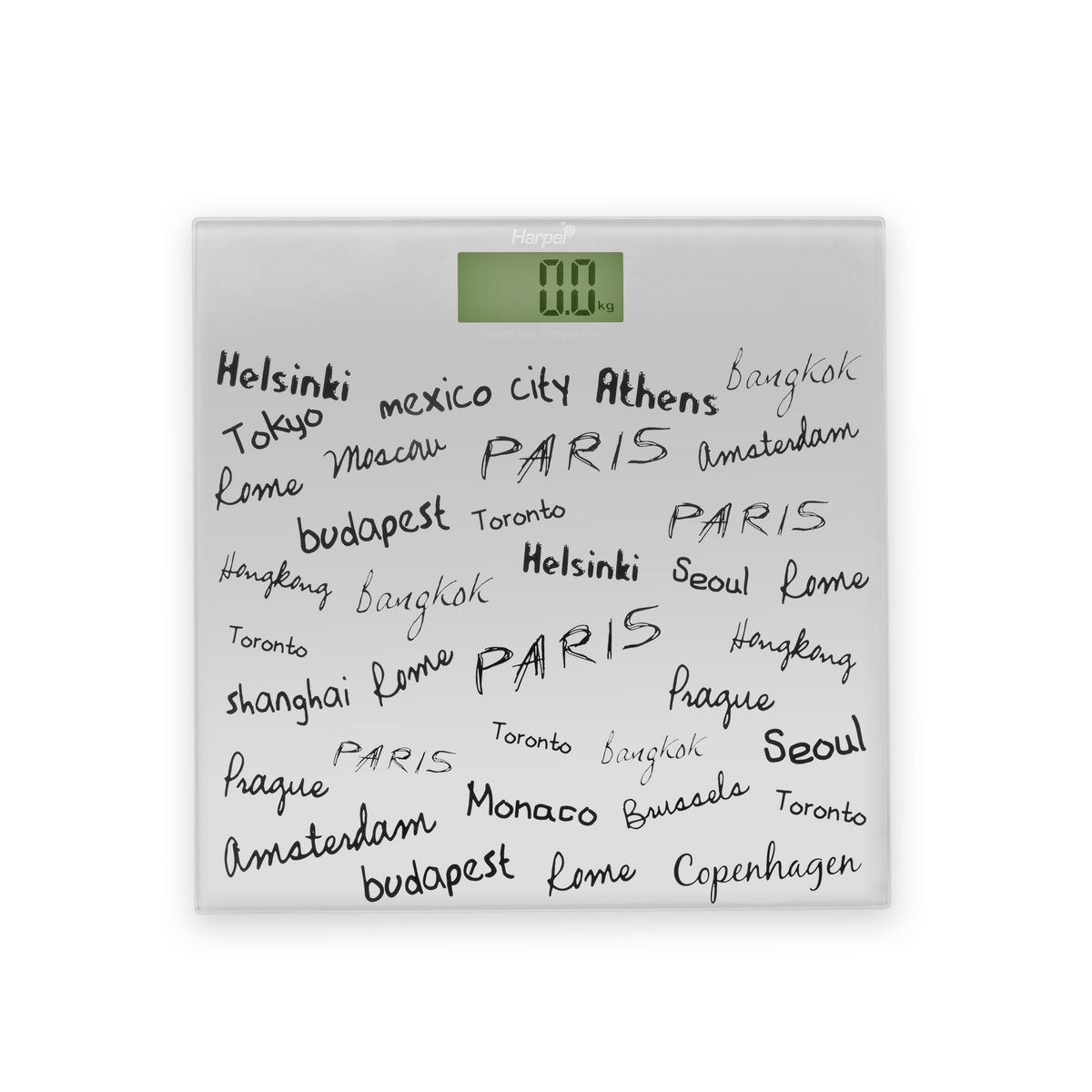 HARPER Pèse personne HWS50 - Gris