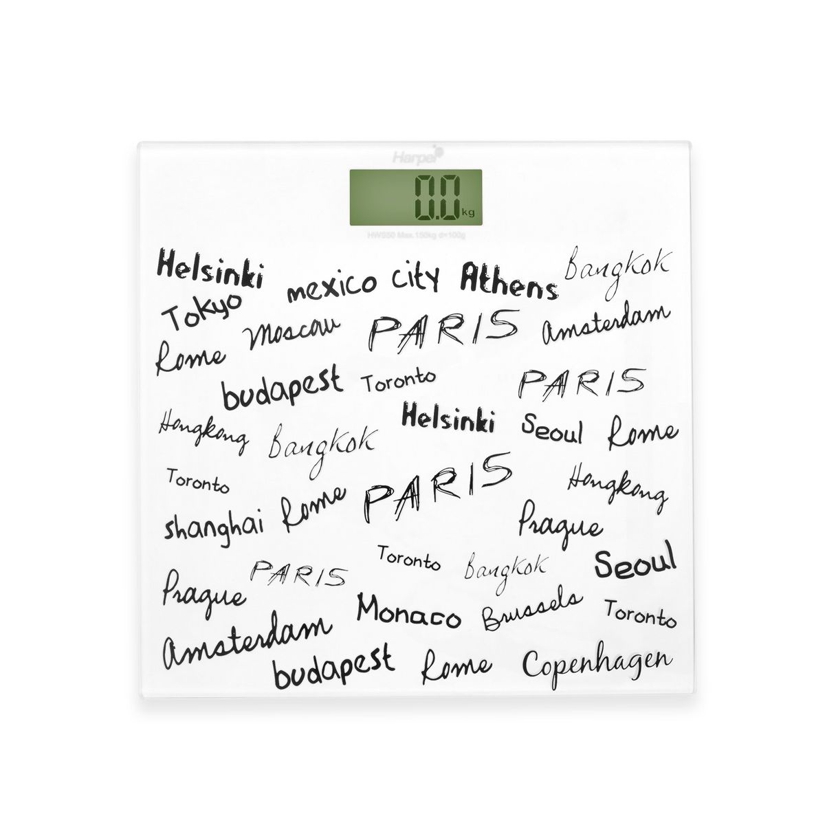 HARPER Pèse personne HWS50 - Blanc