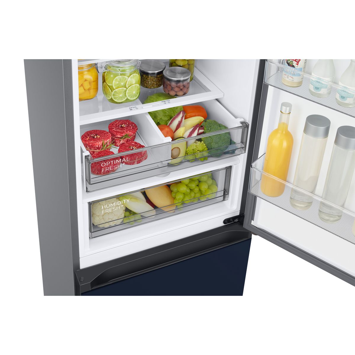 SAMSUNG Réfrigérateur combiné RB38A7B5D41/EF, 390 L, Froid ventilé No frost, D